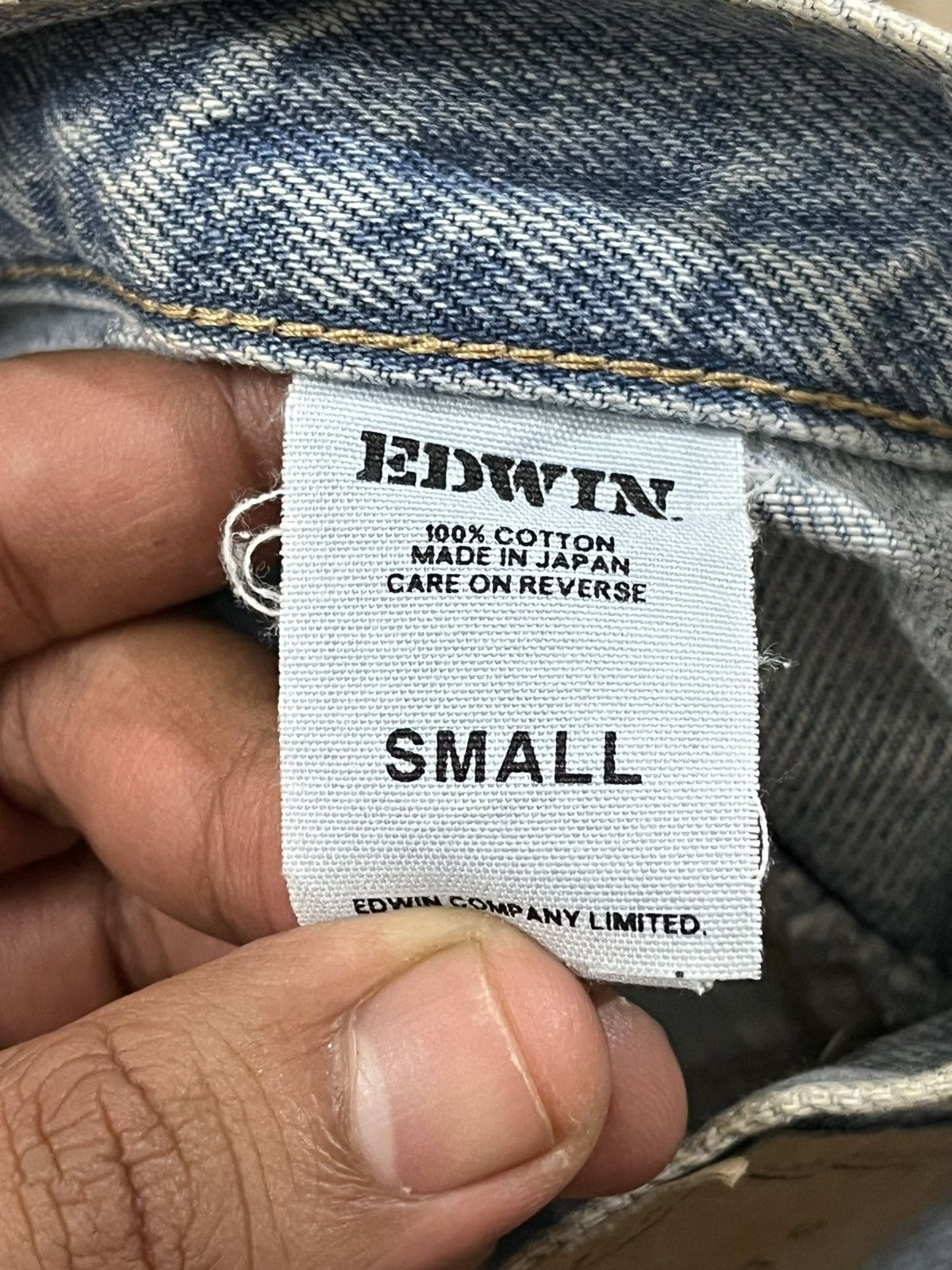 Edwin × Yasuyuki Ishii Vintage Edwin Sports Baggy Denim Size US 30 / EU 46 - 8 Thumbnail