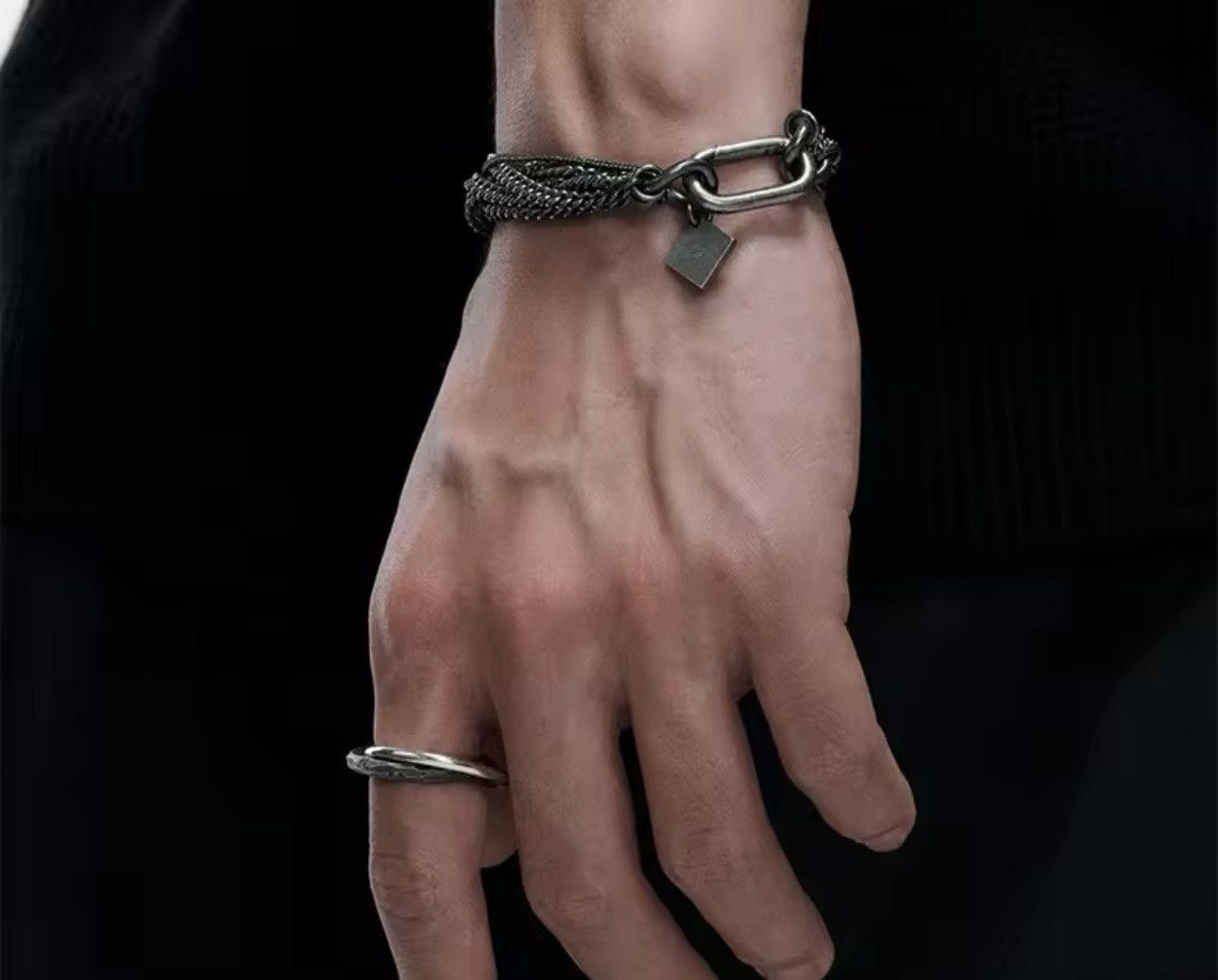 Jewelry Streetwear Gothic Punk Bracelet Chain Size ONE SIZE - 1 Thumbnail