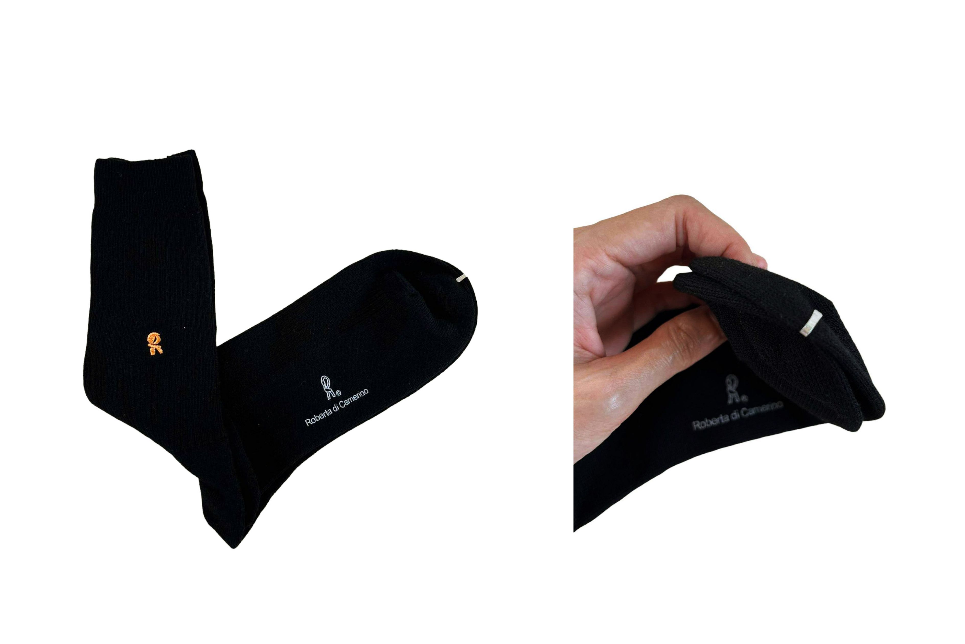 Roberta di Camerino Vintage Deadstock Authentic Roberta Di Camerino MEN SOCKS Size 38 - 5 Thumbnail