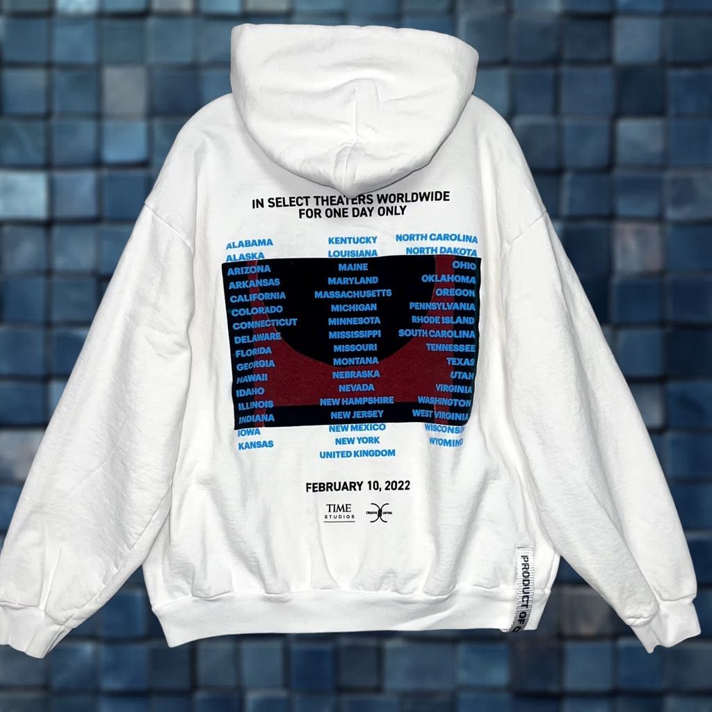Kanye West SAMPLE Yeezy Double Layer Sunday Service DMX Hoodie Red