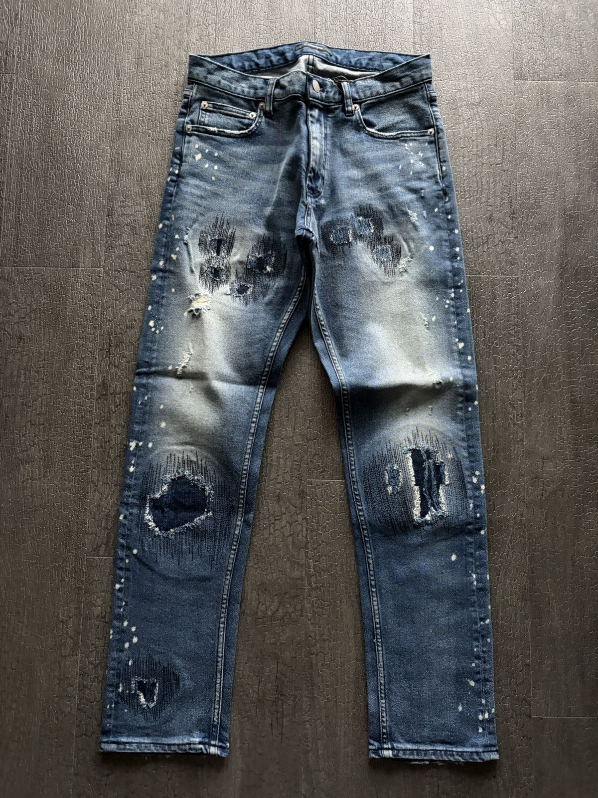 Number (N)ine AW2001 Number Nine Grunge Denim | Grailed