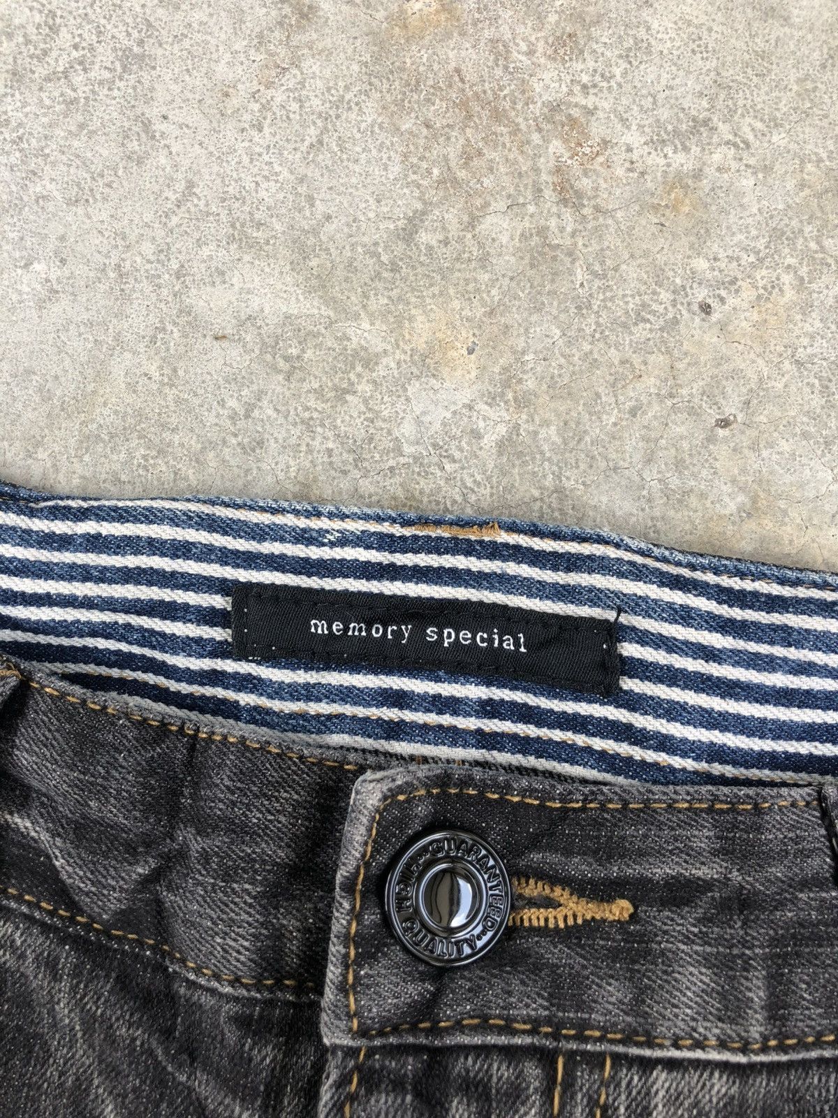 Kapital Navajo Embroidered Memory Special Double Waist Distressed Size US 31 - 20 Thumbnail