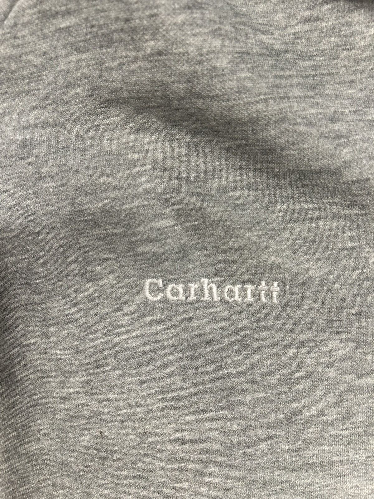 Carhartt × Vintage Crazy Vintage 90s Essential Grey Carhartt Zip Up Sweatshirt Size US XXL / EU 58 / 5 - 2 Thumbnail