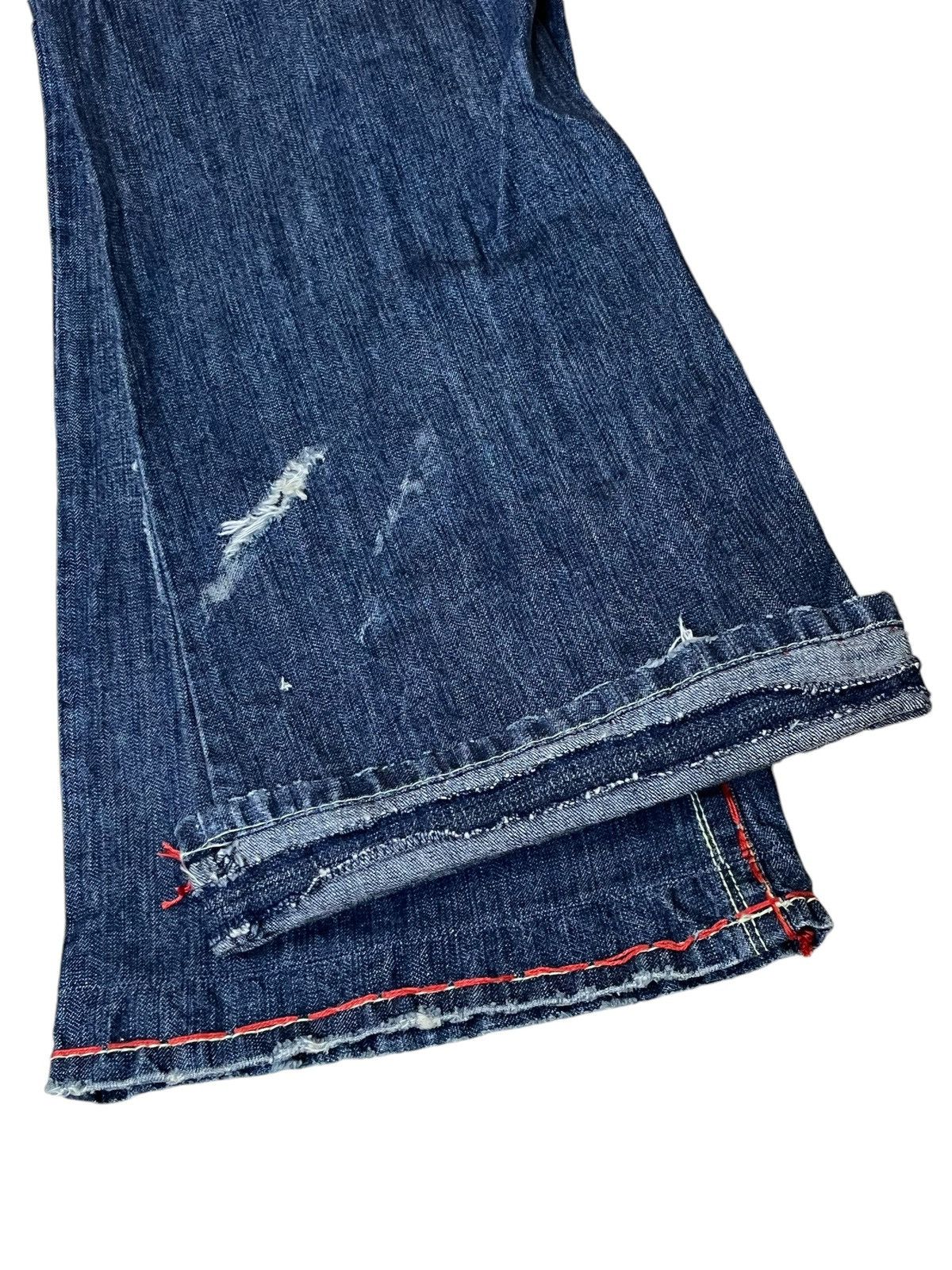 Japanese Brand FLARED🔥LAGUNA BEACH RHINESTONE MADE IN USA FLARED JEANS Size US 36 / EU 52 - 12 Thumbnail