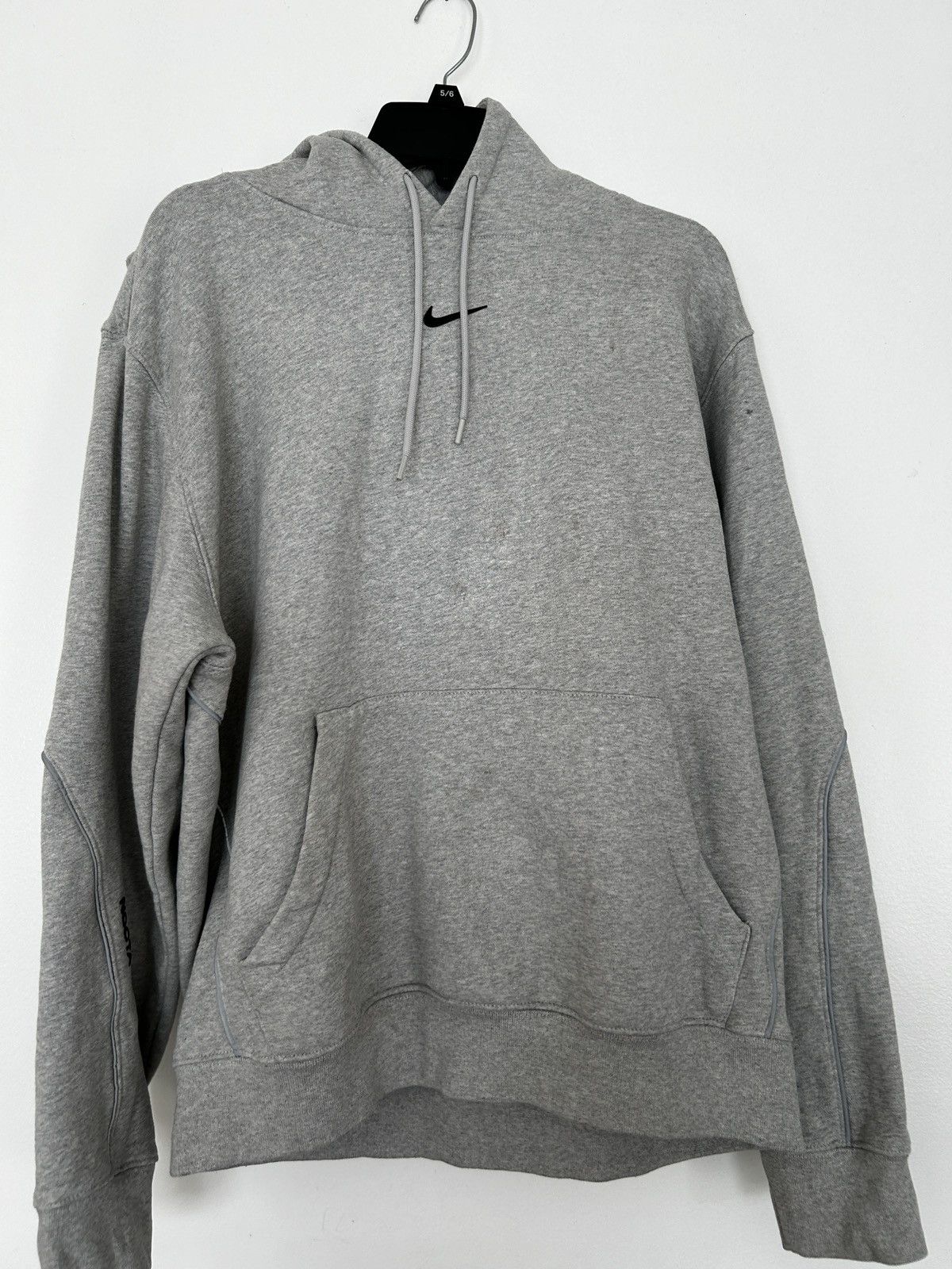 image of Nike X Nocta Fleece Basketball Hoodie 'dark Grey' Size L, Men's