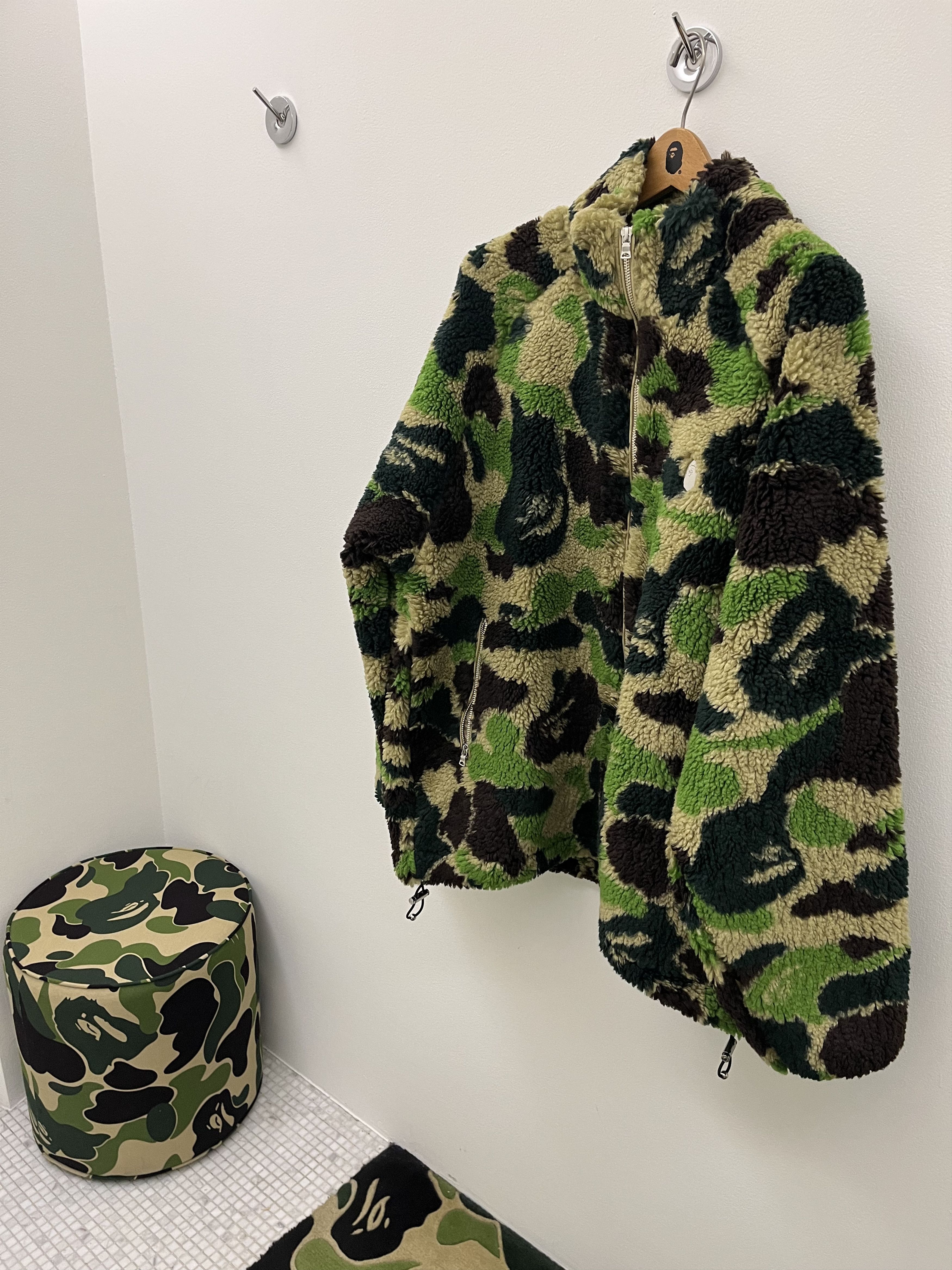 BAPE ABC CAMO METAL ONE POINT BOA JACKET