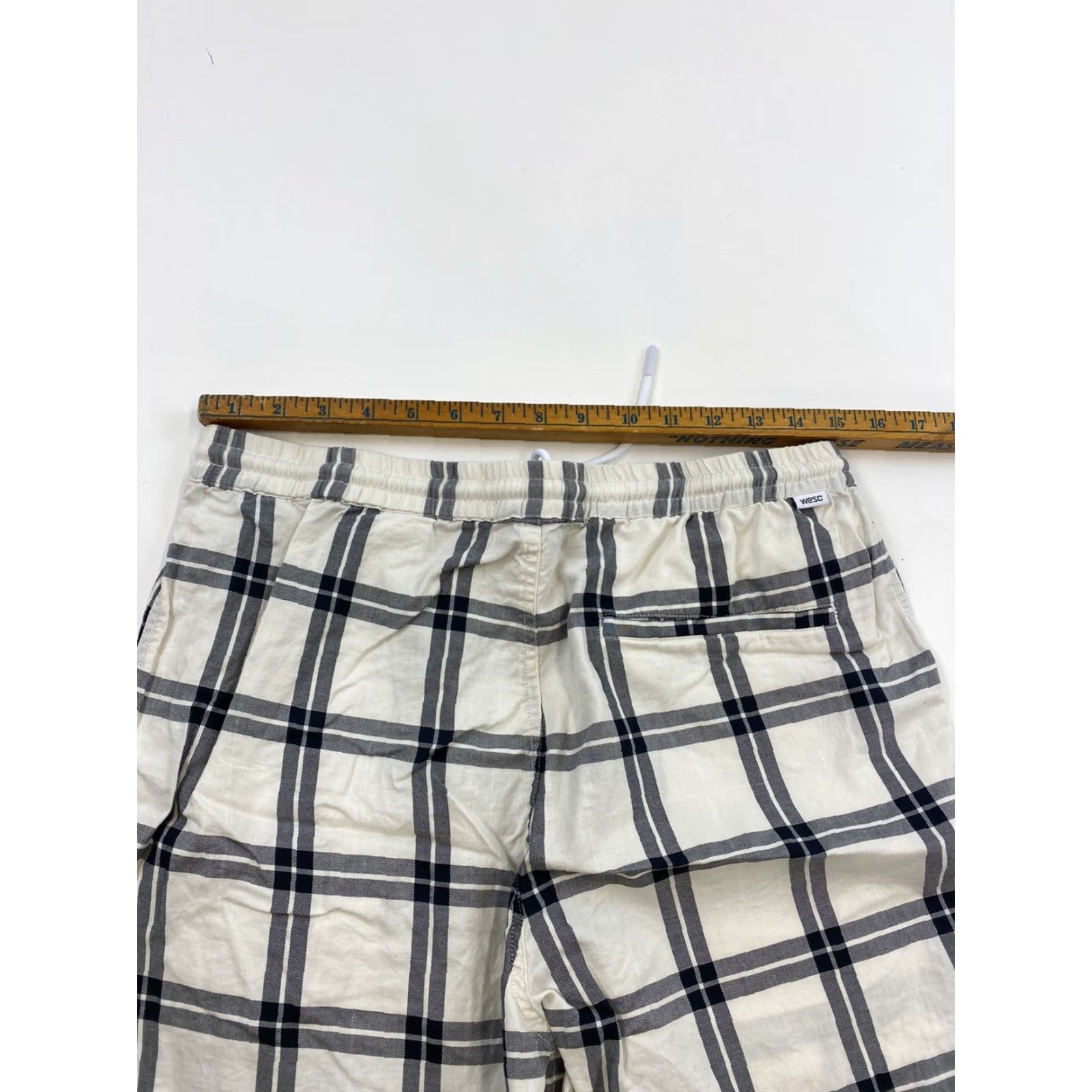 WeSC Wesc Bermuda Shorts Mens Medium Plaid Multicolor Size US 31 - 4 Thumbnail