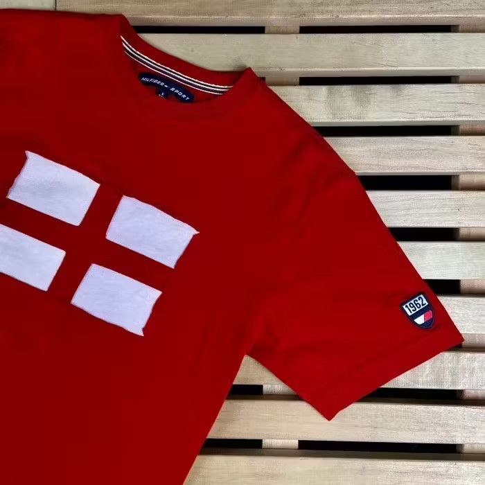 Tommy Hilfiger × Vintage Mens Vintage T Shirt Tommy Hilfiger Sport Big Logo Size S Size US S / EU 44-46 / 1 - 2 Thumbnail
