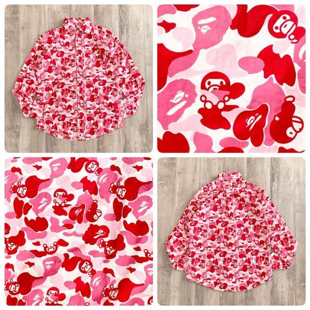 Bape BAPE Milo ABC camo pink shirt a bathing ape NIGO Size US S / EU 44-46 / 1 - 1 Thumbnail
