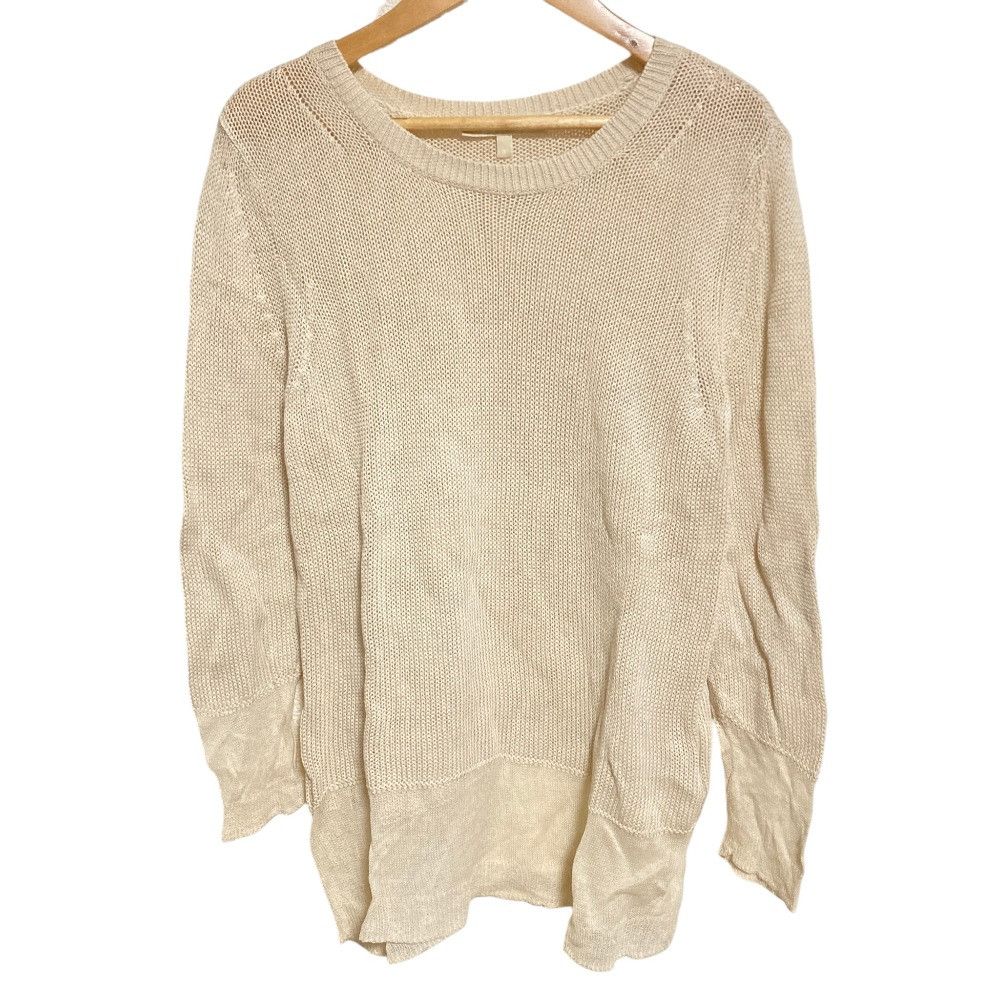 Max Mara Max Mara S Max Mara Silk Linen Knit Pullover Textile Tops DUTY FREE for USA Size ONE SIZE - 1 Thumbnail