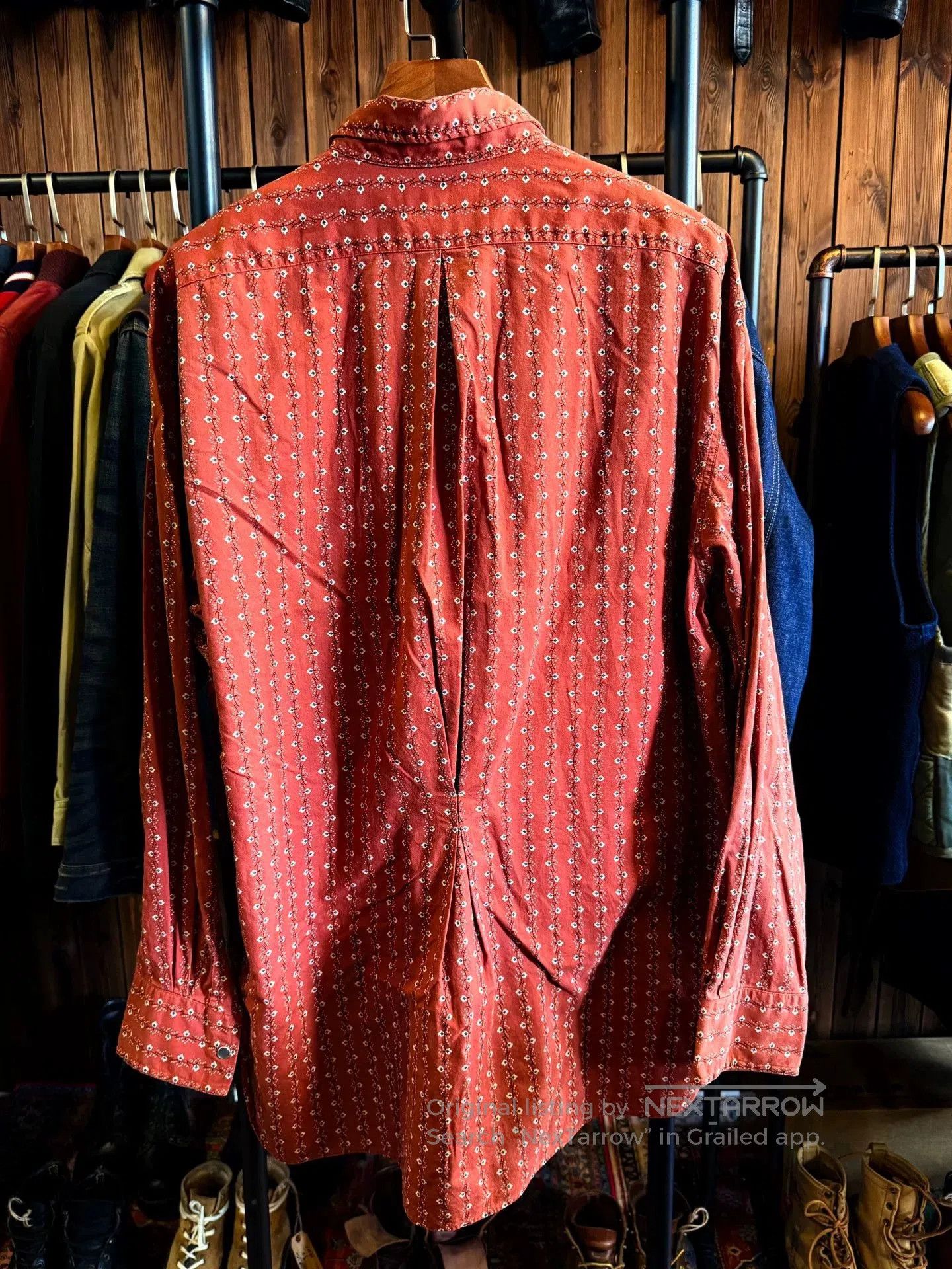 RRL Ralph Lauren RRL Red Floral Western Shirt. Size US L / EU 52-54 / 3 - 2 Thumbnail