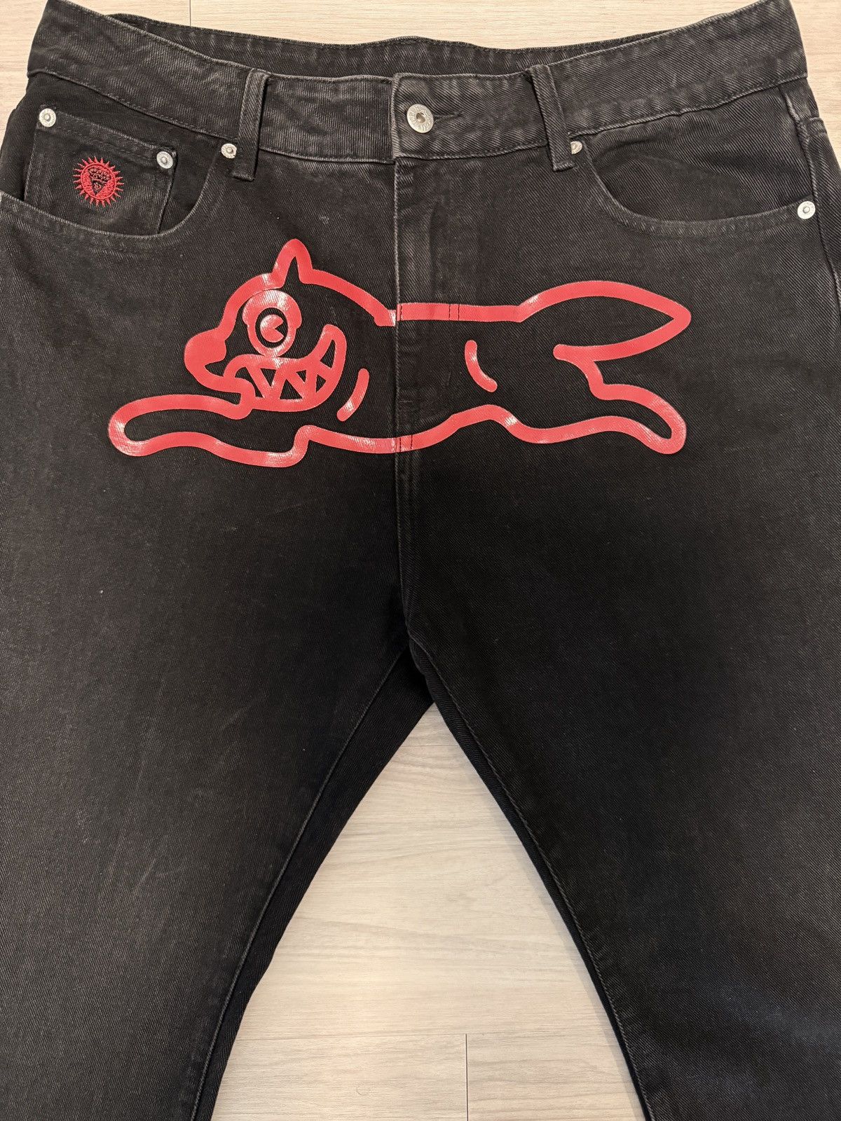 Icecream ICECREAM Graphic Pocket Black Denim Size US 34 / EU 50 - 2 Thumbnail