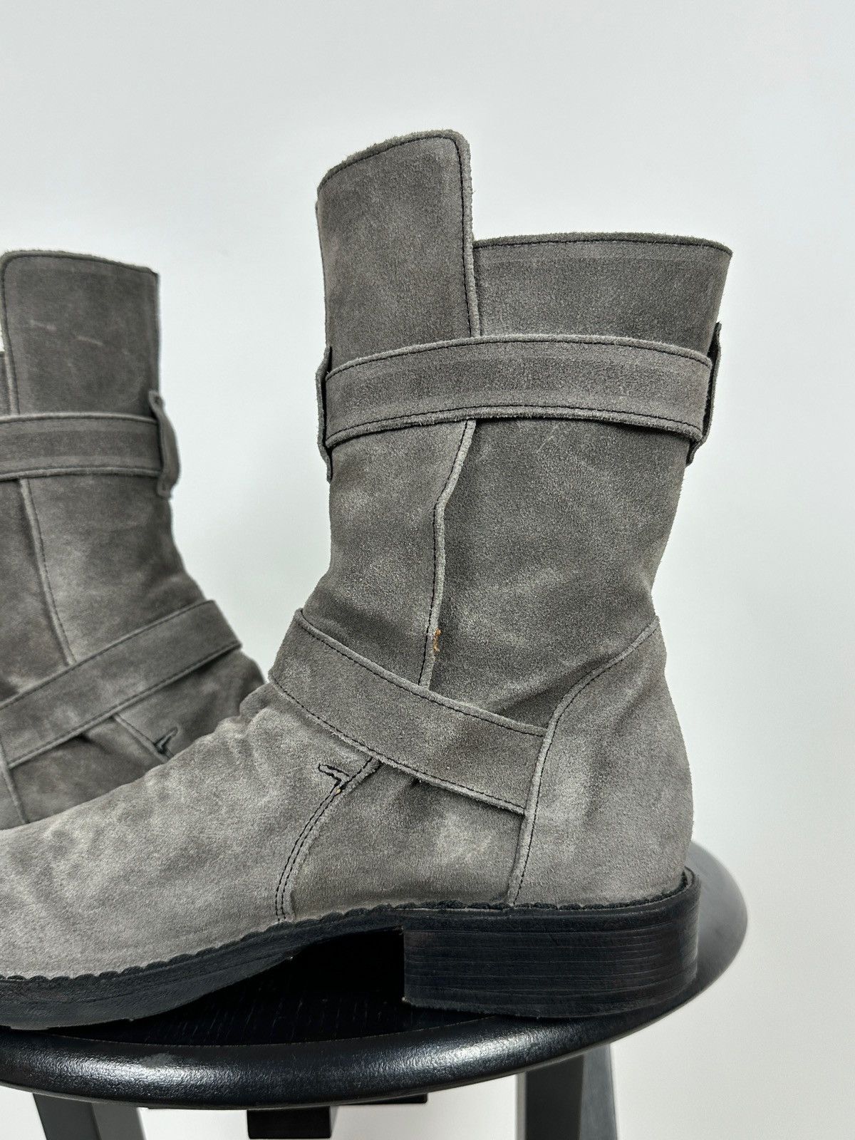 Fiorentini + Baker Fiorentini + Baker Eternity 2 Buckle Moto Ankle Suede Boots Size US 7 / IT 37 - 19 Thumbnail