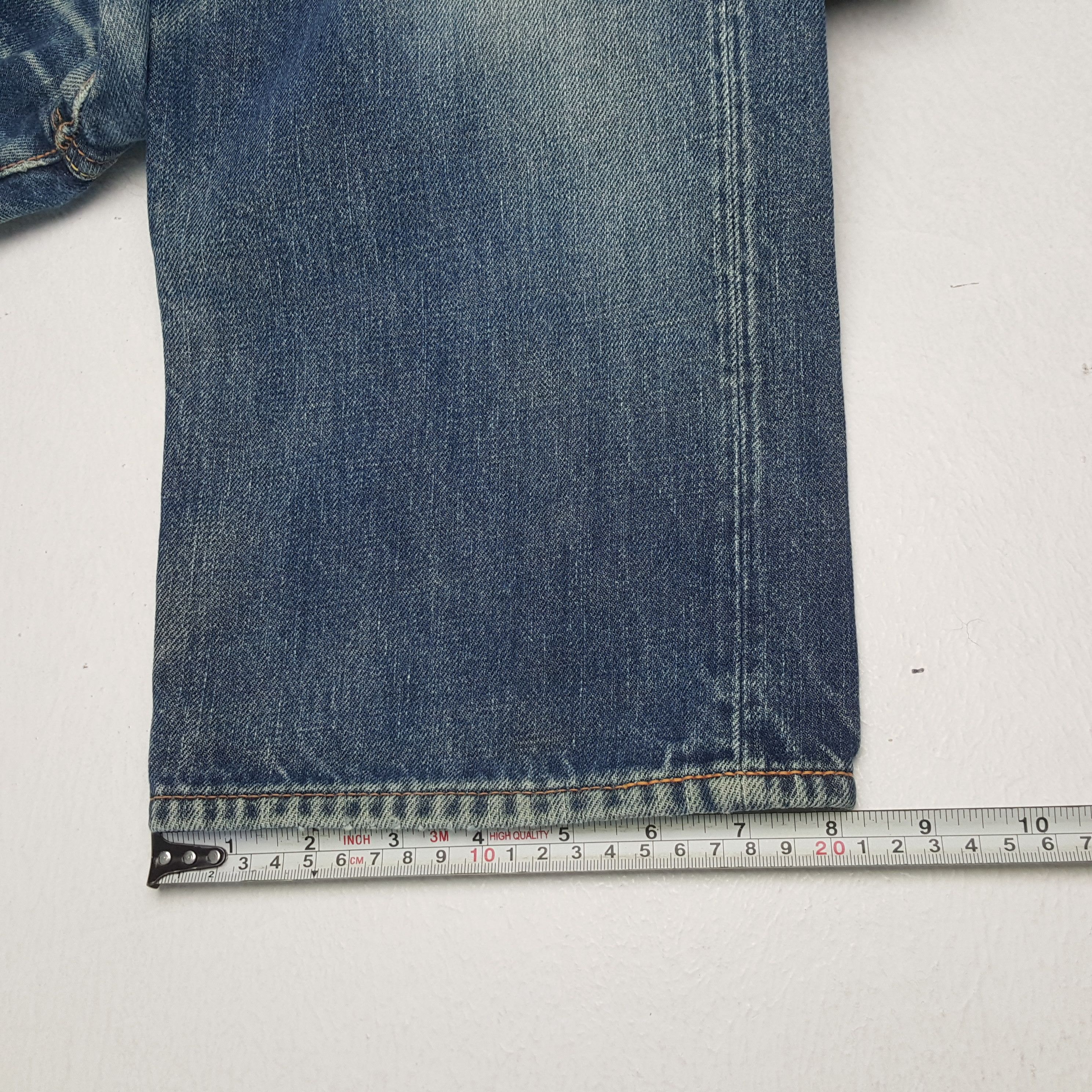 Evisu EVISU Japanese Streetwear Custom Daicock Distressed Jeans Size US 27 - 11 Thumbnail