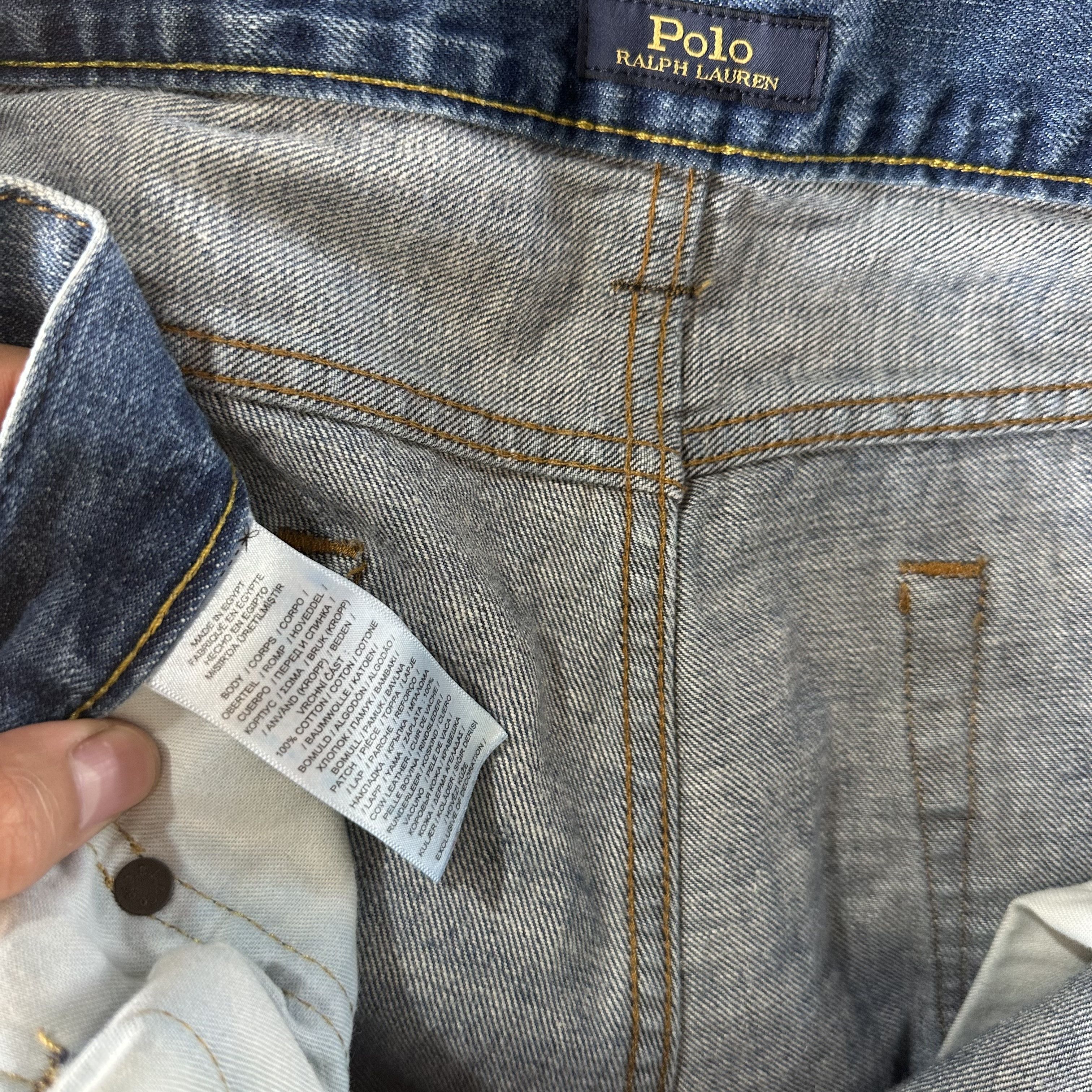 Polo Ralph Lauren Vtg Polo Ralph Lauren Jeans Mens 38x32 Classic Fit Sashiko Size US 38 / EU 54 - 6 Thumbnail