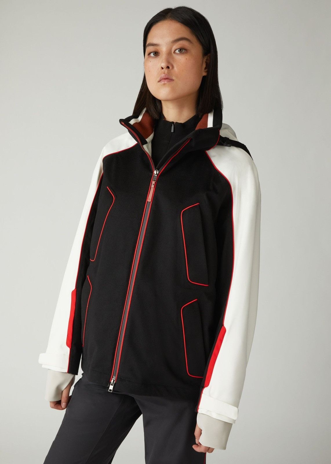 Loro Piana o1srvl11e0824 Icer Ski Trenton Jacket in Black/White Size XS / US 0-2 / IT 36-38 - 6 Thumbnail