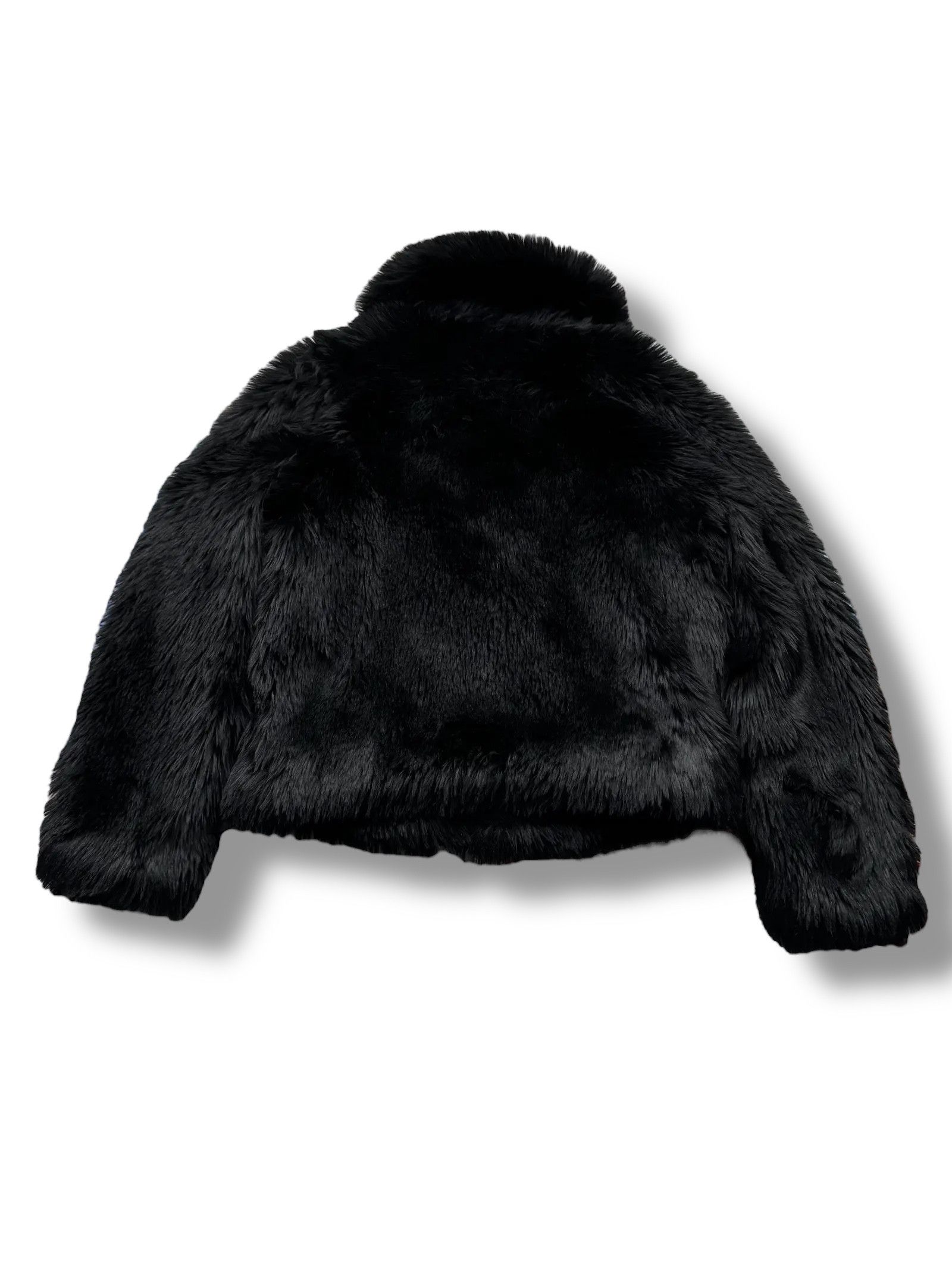 Japanese Brand Y2K Cropped Faux Fur Jacket(V280) Size S / US 4 / IT 40 - 6 Thumbnail
