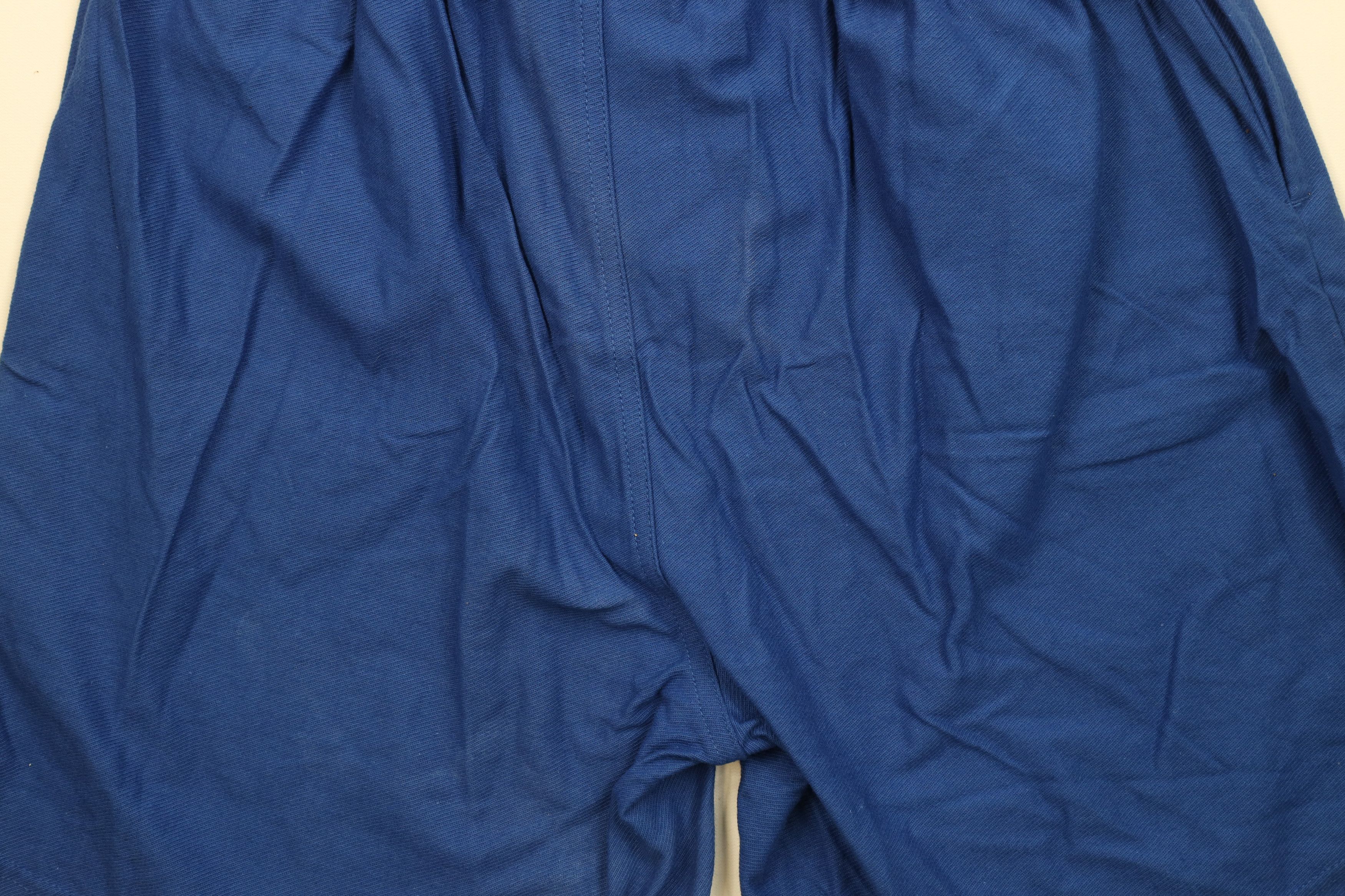 Vintage Deadstock Vintage 90s Adidas Above Shorts Royal Blue Cotton Size US 36 / EU 52 - 15 Thumbnail