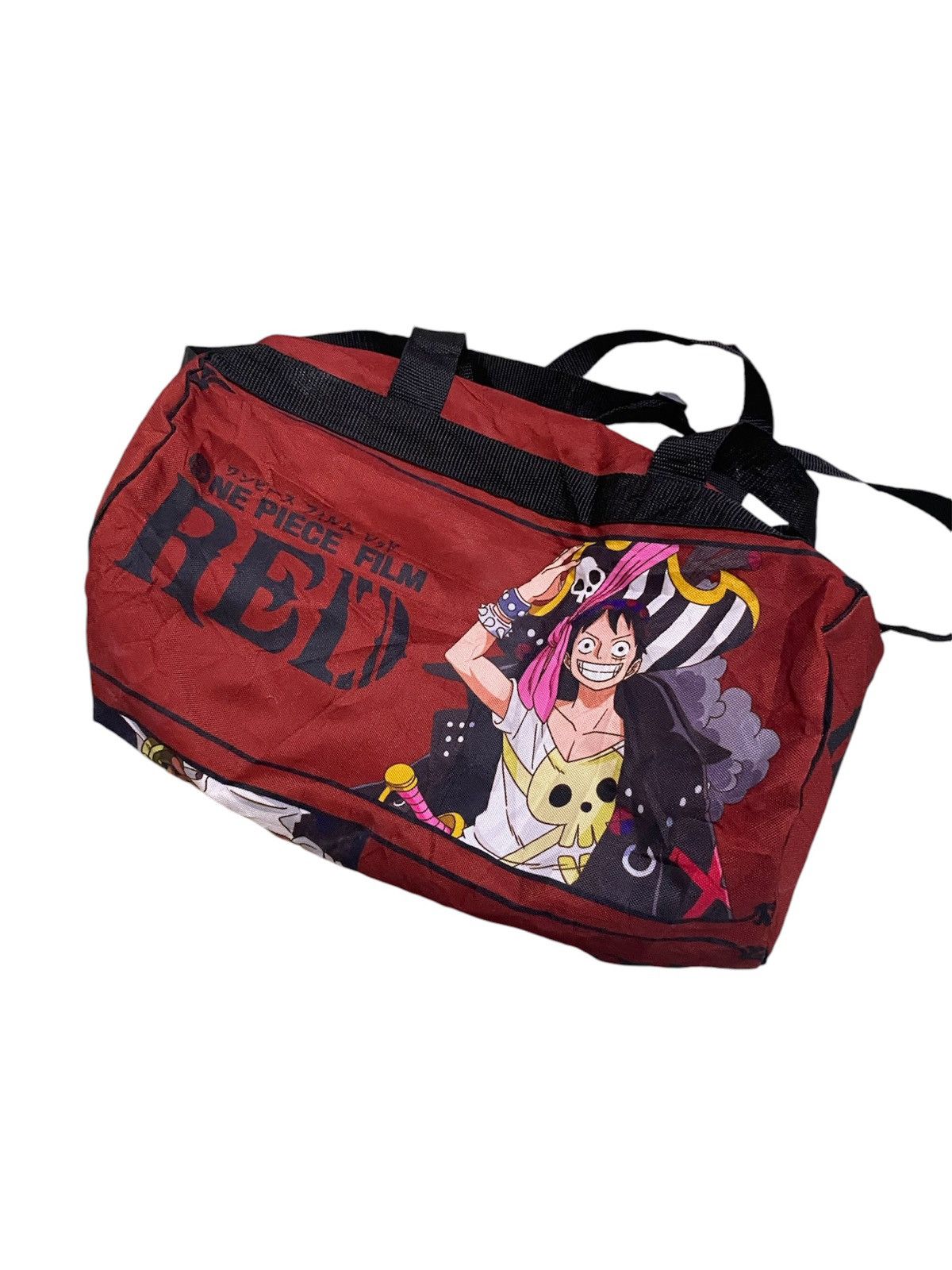 Anime × Cartoon Network × One Piece One Piece Cartoon Caracter Monkey d Luffy/Shanks Duffle Bag Size ONE SIZE - 1 Thumbnail