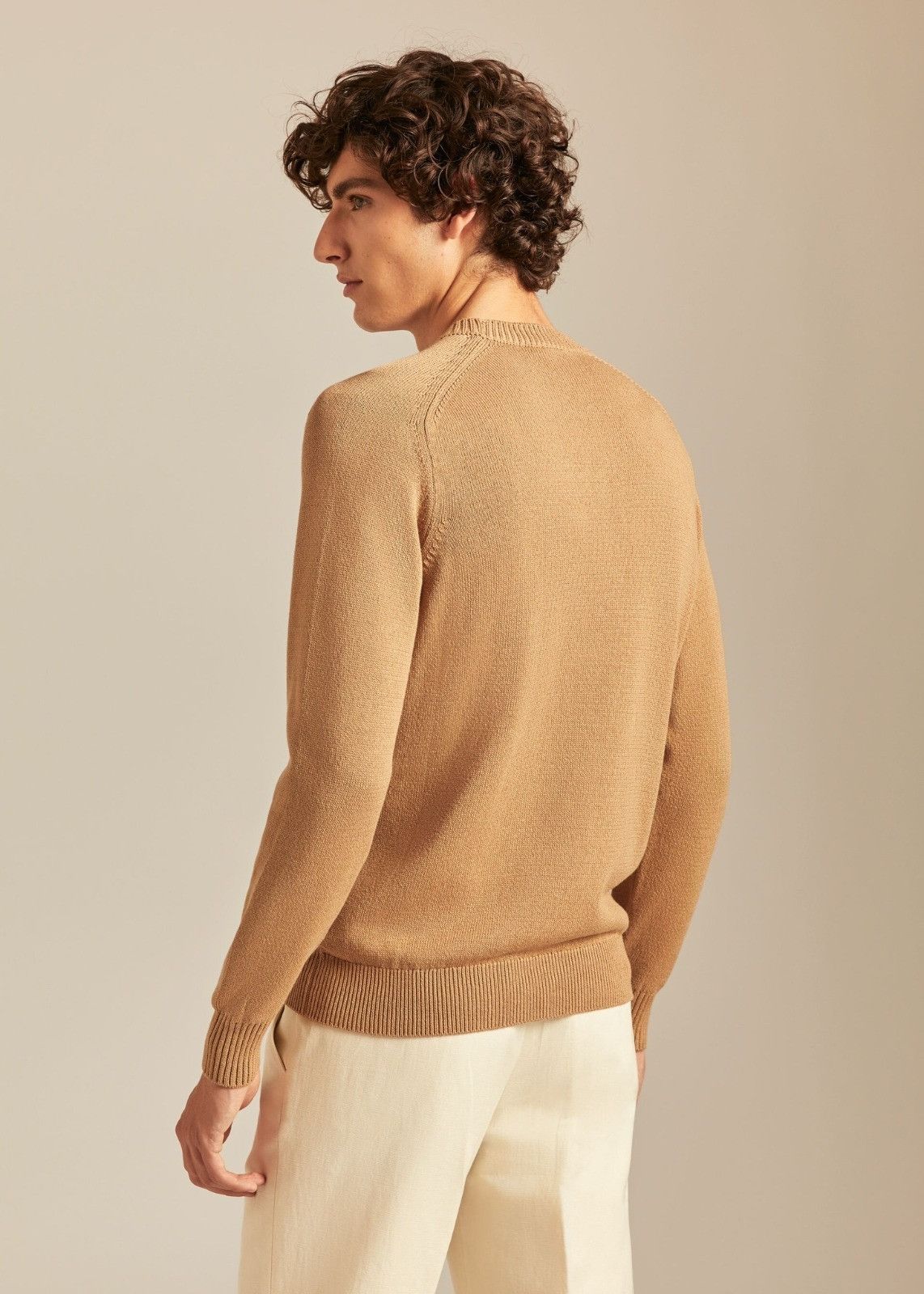 Loro Piana o1srvl11e1024 Girocollo Crewneck Sweater in Brown Size US S / EU 44-46 / 1 - 3 Thumbnail