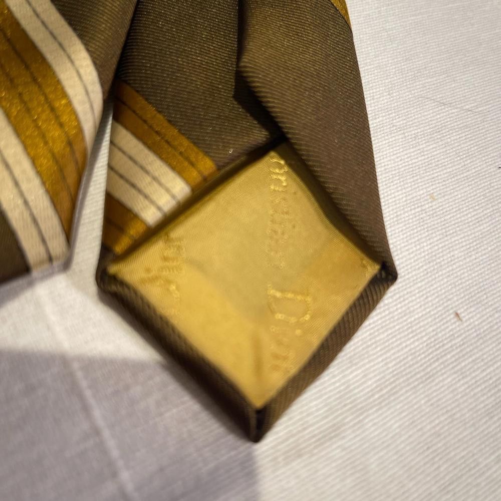Dior Christian Dior Stripped Tie Size ONE SIZE - 3 Thumbnail