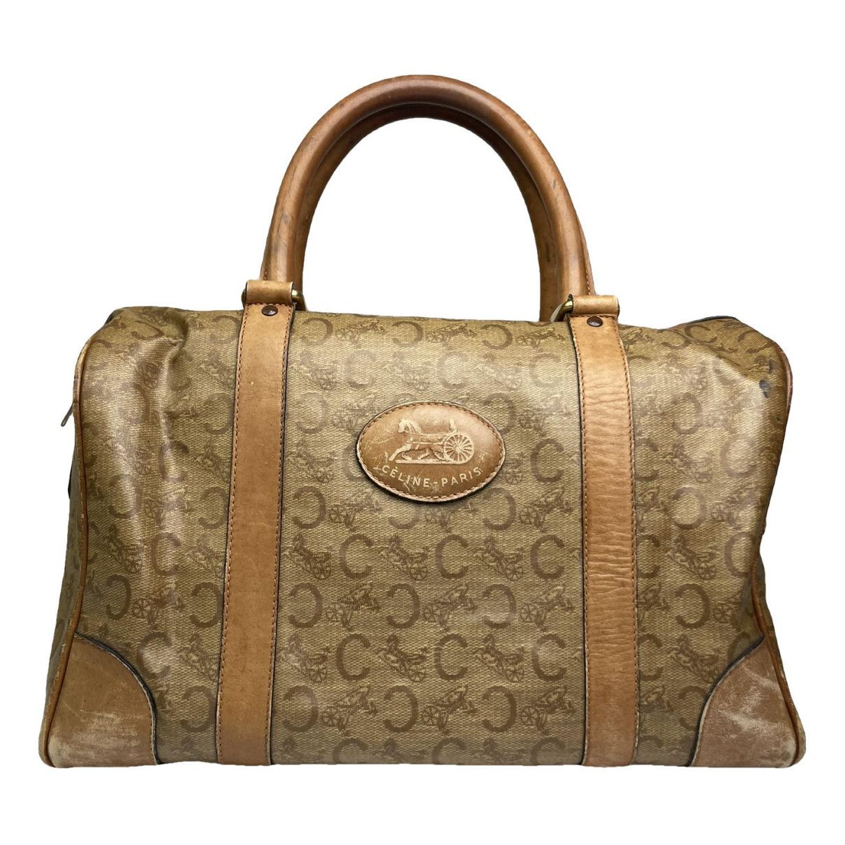 Celine SAC SEAU Gold Leather Handbag Size ONE SIZE - 1 Thumbnail