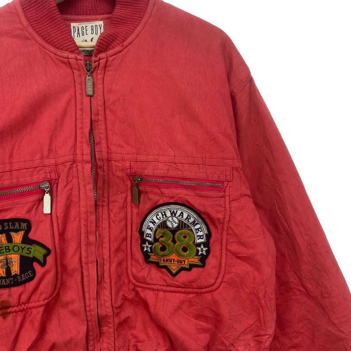 Grand Slam Vtg Pageboys Pennant Race Benchwarmer Shut-Out Bomber Style Size US M / EU 48-50 / 2 - 4 Thumbnail