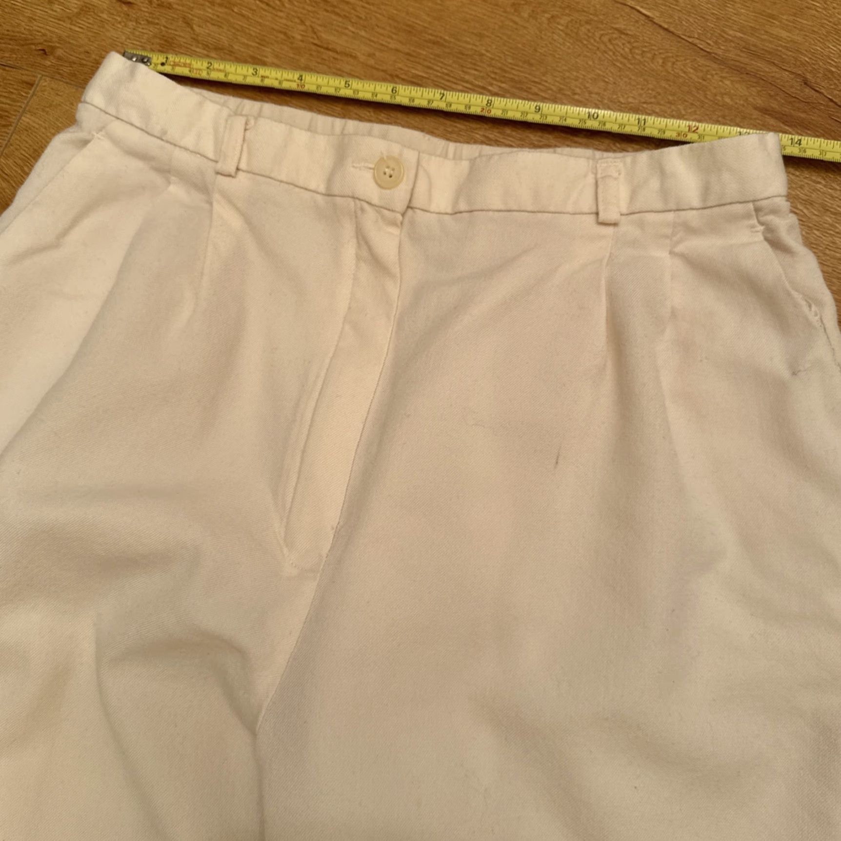 Pendleton VINTAGE Pendleton Wool Trousers Cream Pleat Lined Pockets Winter Classic Womens 12 Size 34" / US 12 / IT 48 - 5 Thumbnail