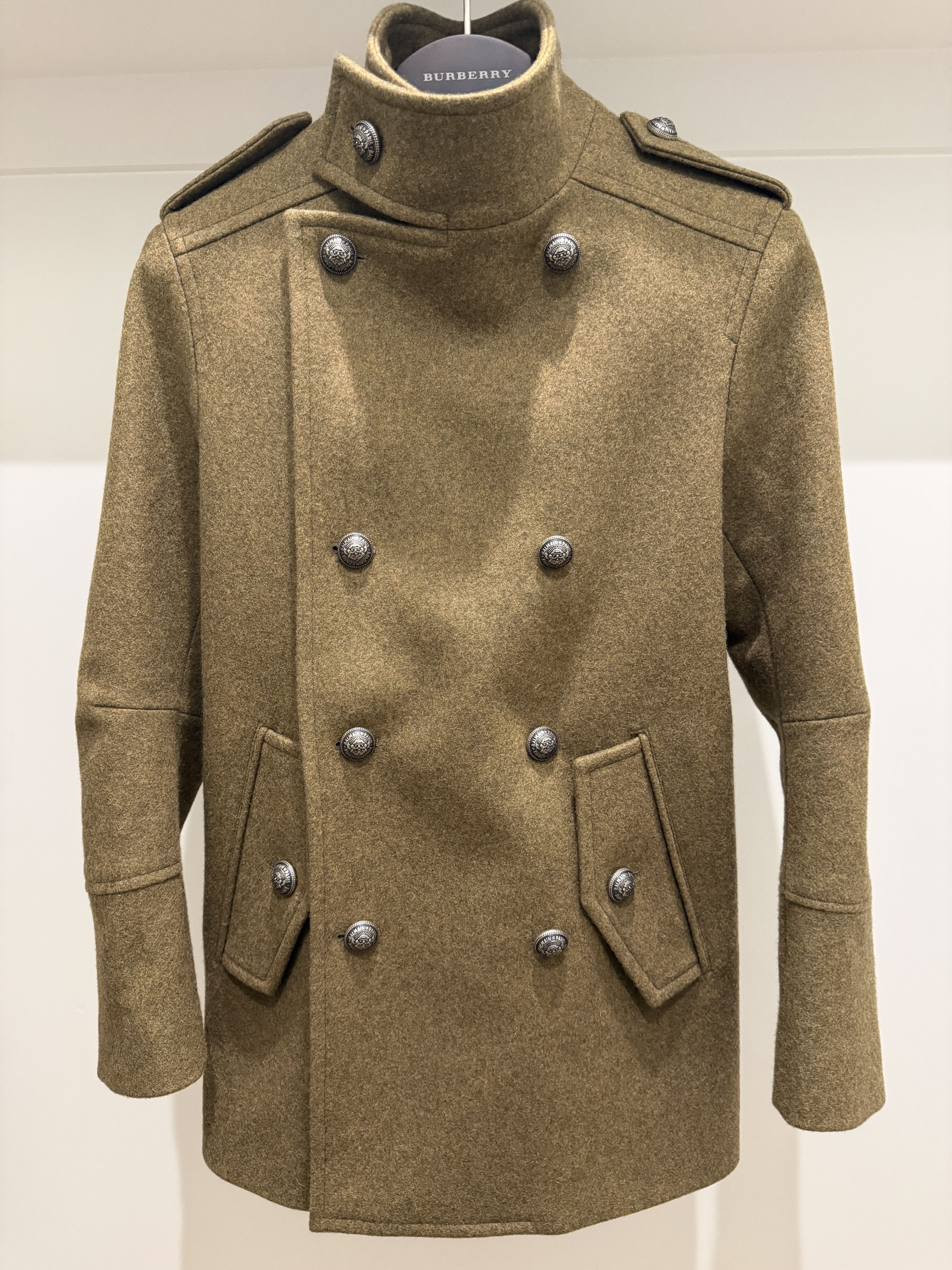 Balmain Balmain Runway Wool Military Coat 46r Size US S / EU 44-46 / 1 - 2 Thumbnail