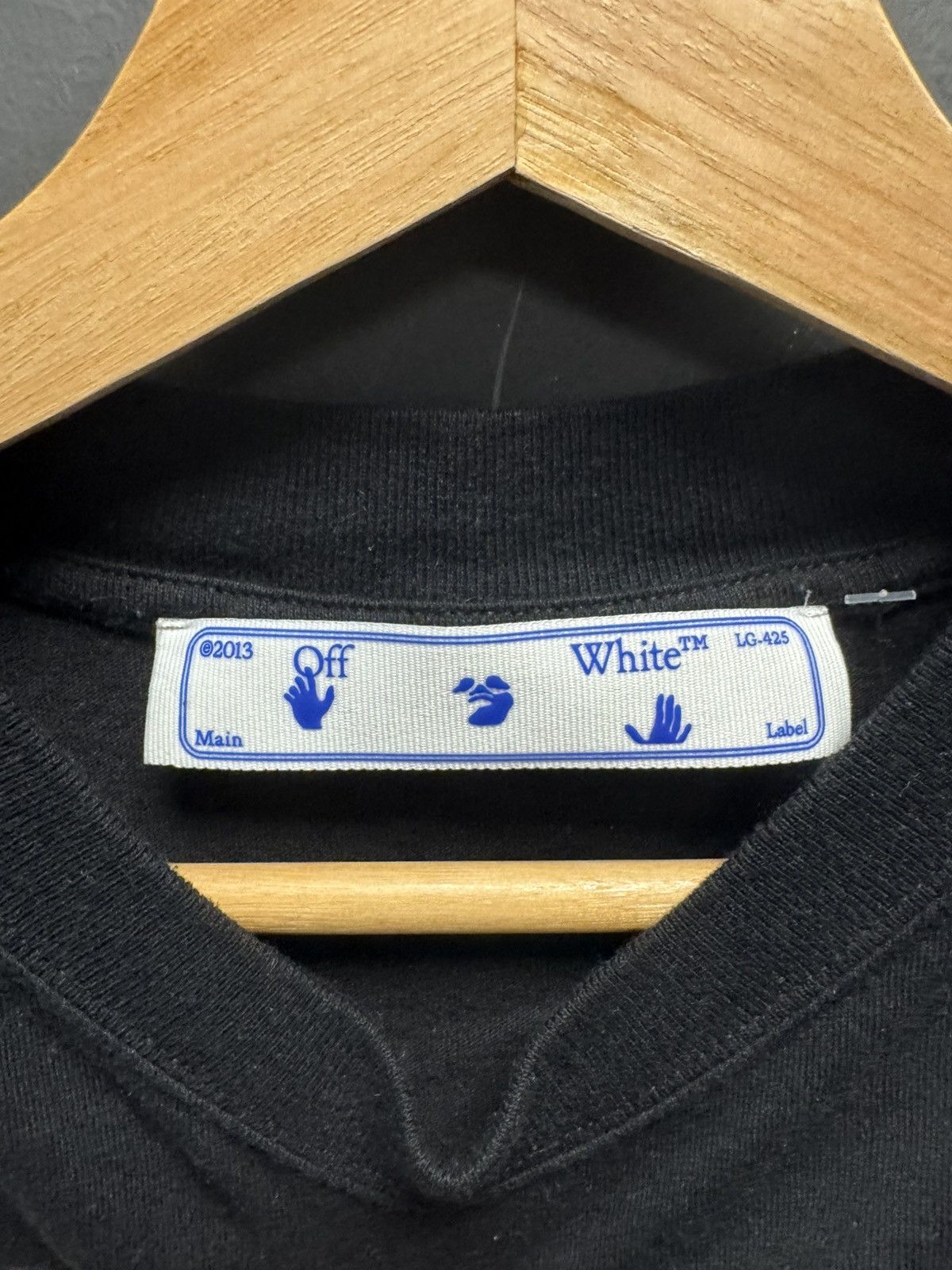 Off-White OFF-WHITE All Over Logo Print T-Shirt Black White Size US XXS / EU 40 - 3 Thumbnail