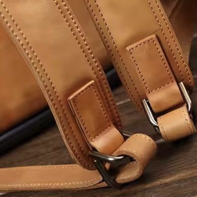 Genuine Leather Vintage Leather Backpack Size ONE SIZE - 5 Thumbnail