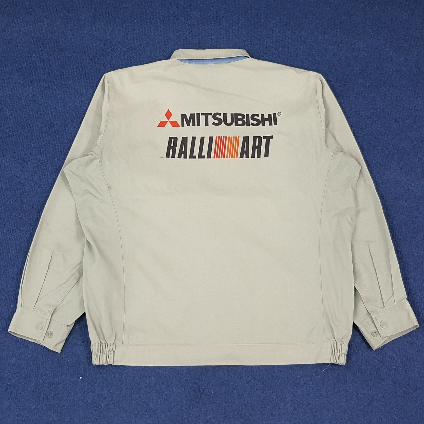Japanese Brand × Vintage Vintage Mitsubishi Ralli Art Japan Racing Motorsports Jacket Size US XL / EU 56 / 4 - 1 Thumbnail
