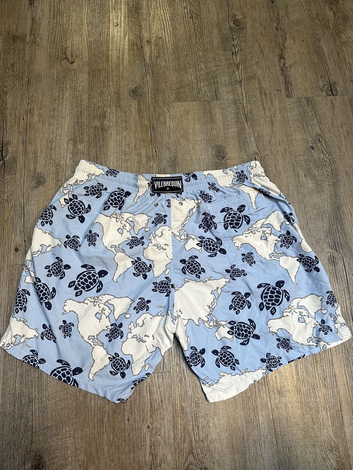Vilebrequin Blue Turtle Vilebrequin Swimshorts Size US 38 / EU 54 - 2 Thumbnail