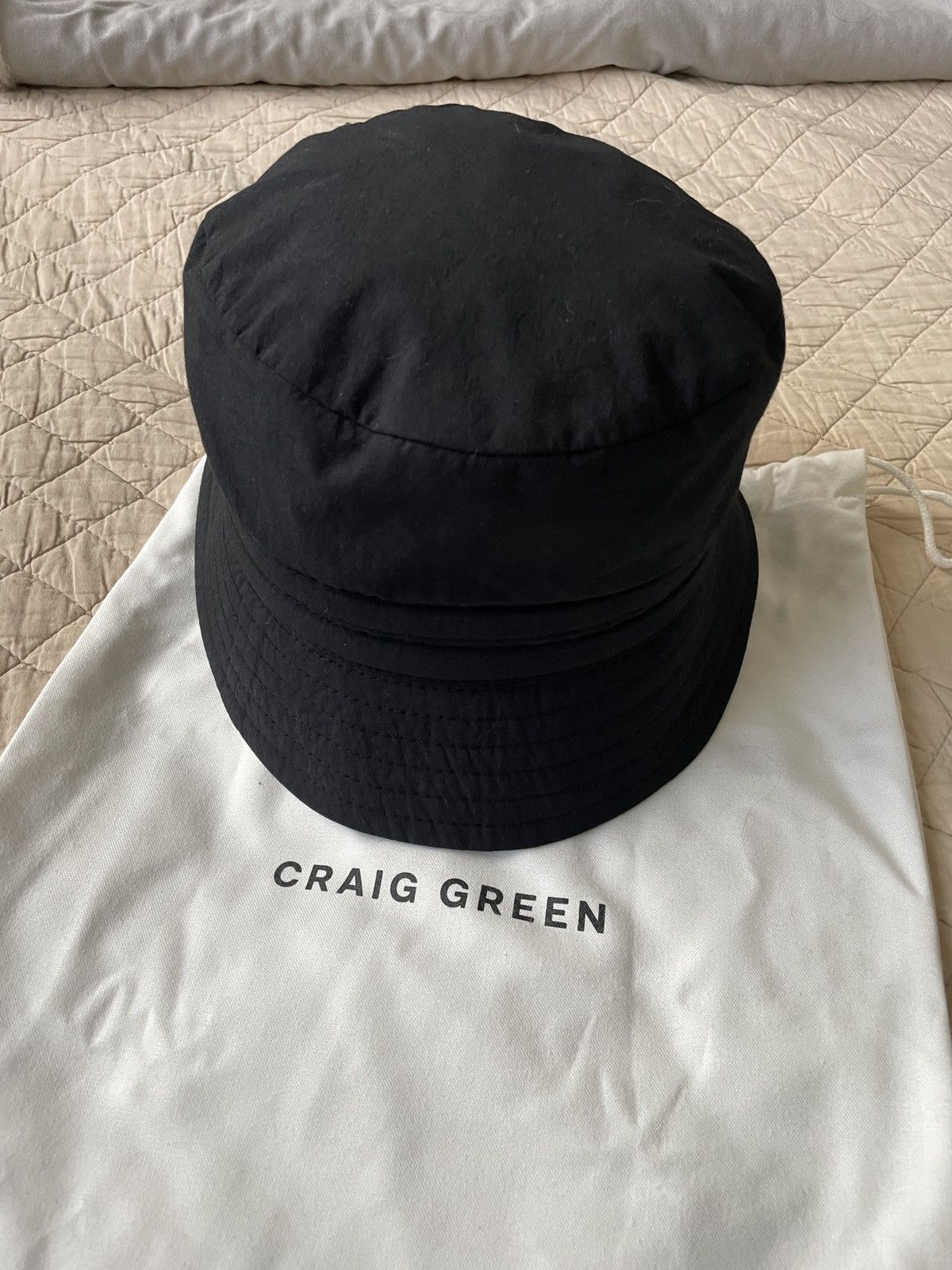 Craig Green Tunnel Drawstring Bucket Hat - O/S Size ONE SIZE - 4 Thumbnail
