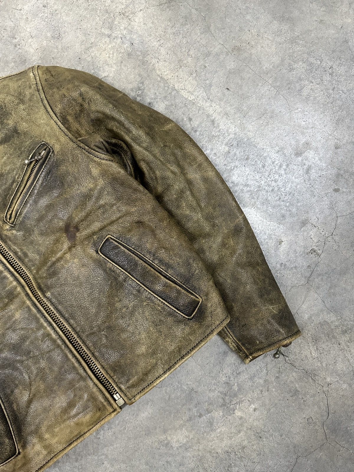 I Am Not A Human Being × Vintage Vintage Human Being Leather Jacket Size US M / EU 48-50 / 2 - 4 Thumbnail
