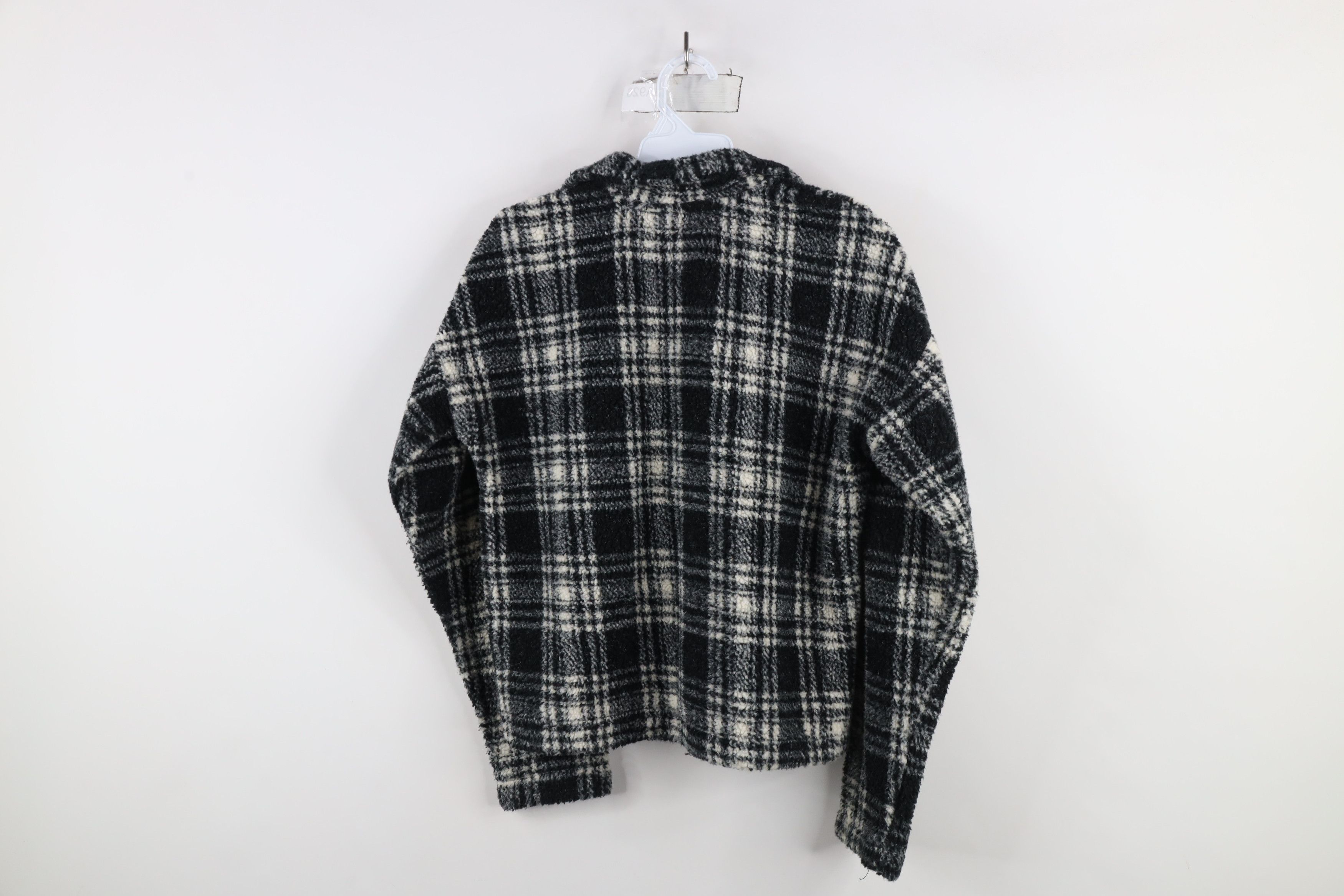 Vintage Vintage 90s Streetwear Babydoll Fleece Cardigan Jacket USA Size S / US 4 / IT 40 - 10 Thumbnail