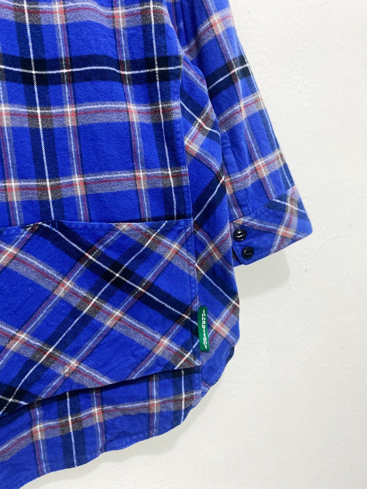 INHABIT Inhabitant Flannel Three-Quarter Length Sleeve Button Up Size US S / EU 44-46 / 1 - 9 Thumbnail
