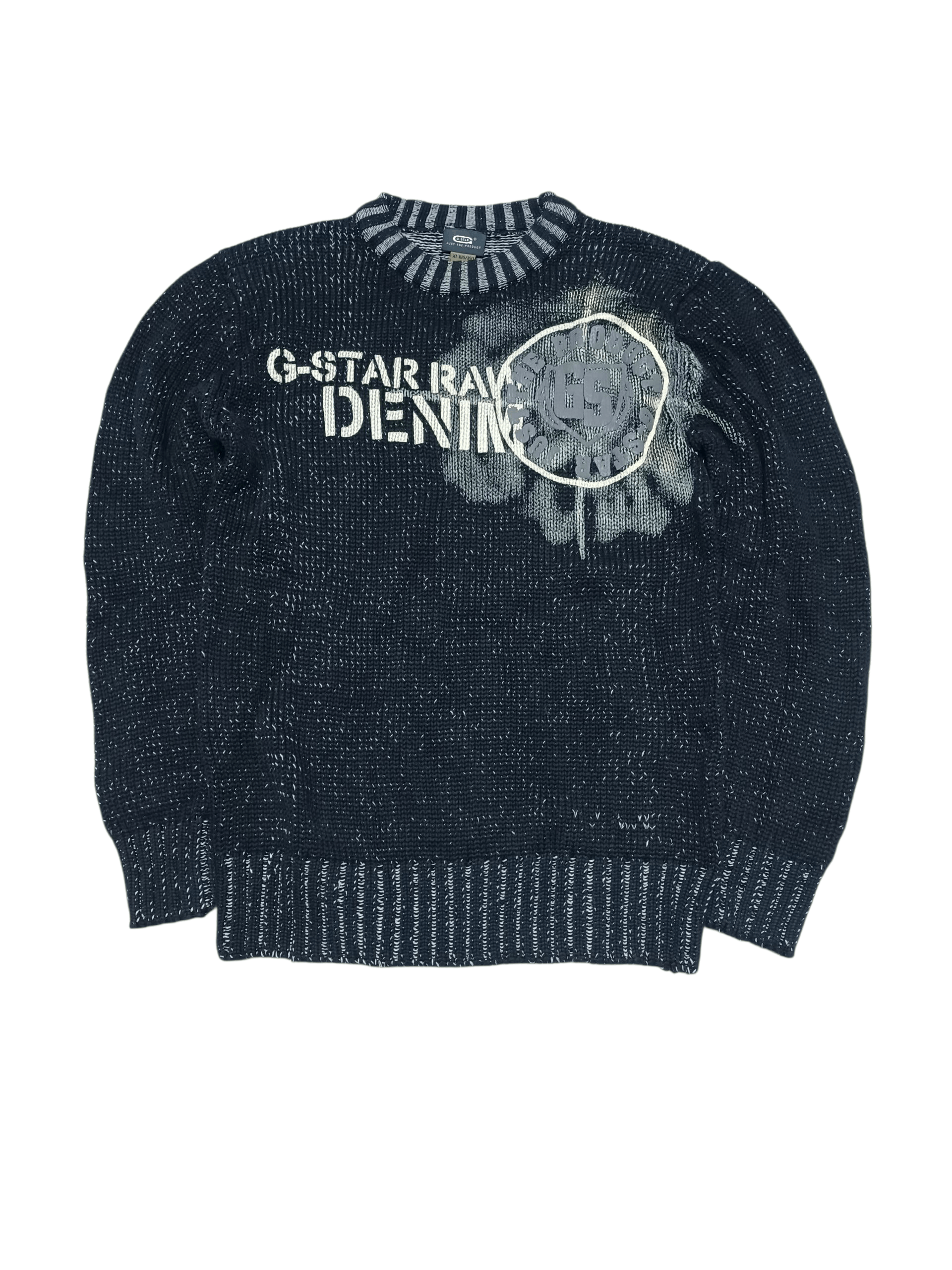 G-Star G STAR RAW VINTAGE AVANT GARDE BIG LOGO SWEATER Size US M / EU 48-50 / 2 - 1 Thumbnail
