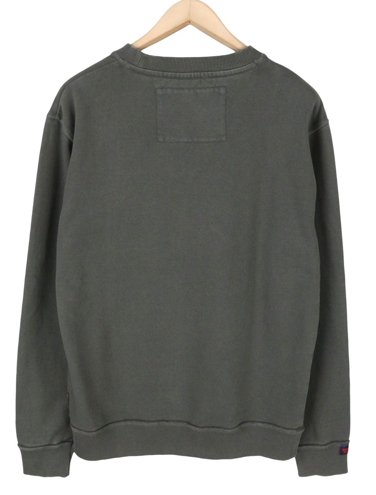 Superdry VINTAGE ATHLETIC M Grey Logo Cotton Pullover 87120 Size US M / EU 48-50 / 2 - 2 Thumbnail