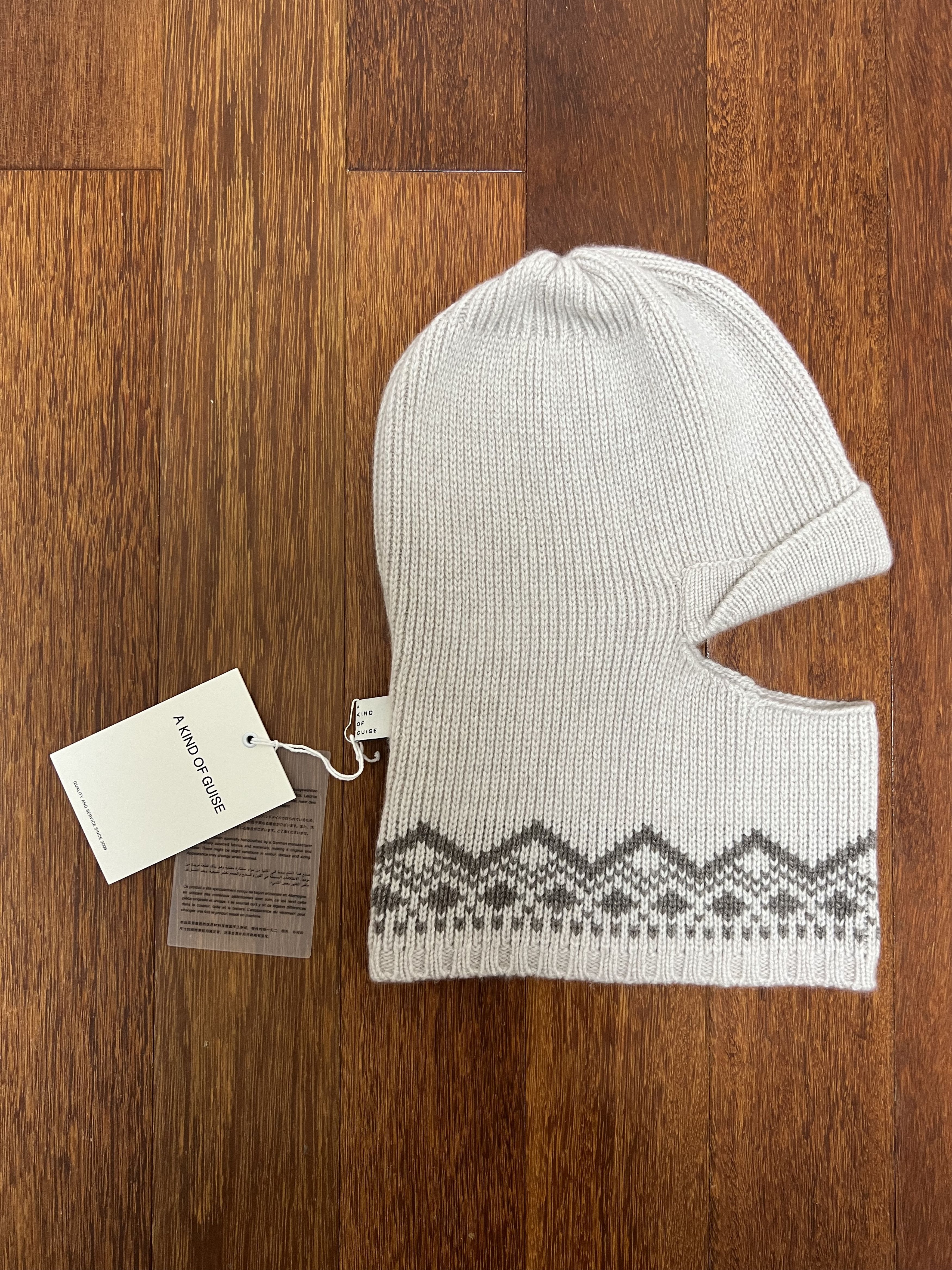 A Kind Of Guise 💚 AW23 A Kind Of Guise Exclusive Balaclava Ecru Size ONE SIZE - 6 Thumbnail