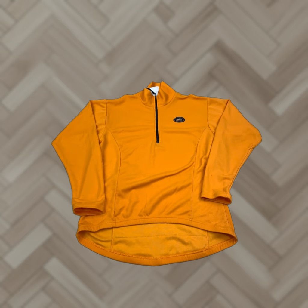 Vintage VINTAGE REI 1/4 Zip Sweatshirt Womens Small Orange Outdoor Lightweight Sweatshirt Pullover Casual Activewear 10930 Mens Womens Girls Boys Size S / US 4 / IT 40 - 1 Thumbnail