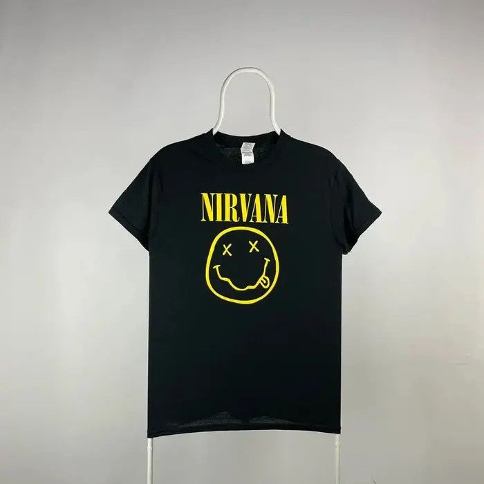 Band Tees Nirvana smile like T-shirt band tee rock size Small Size US S / EU 44-46 / 1 - 1 Thumbnail