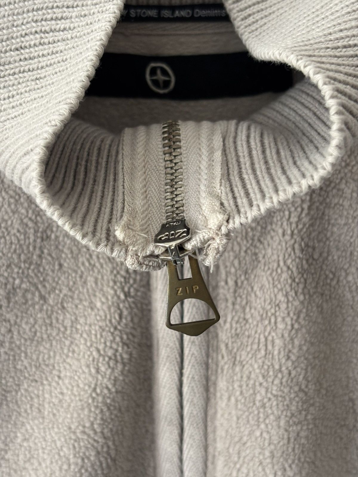 Stone Island AW06 STONE ISLAND DENIMS QUARTER ZIP FLEECE SWEATSHIRT (S) Size US S / EU 44-46 / 1 - 7 Thumbnail