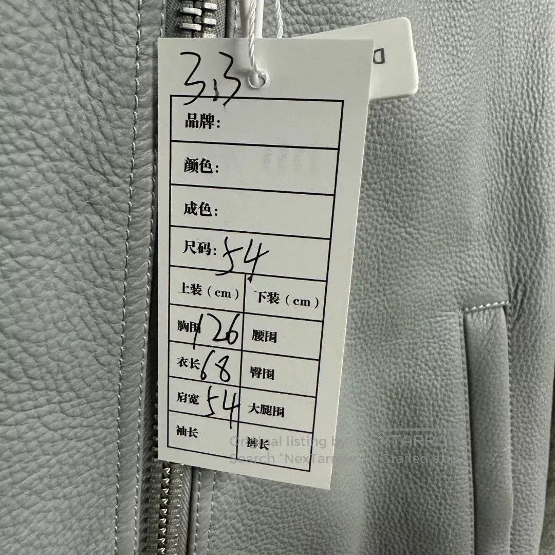 Dior dior ss25 leather embroidered baseball jacket. Size US L / EU 52-54 / 3 - 2 Thumbnail