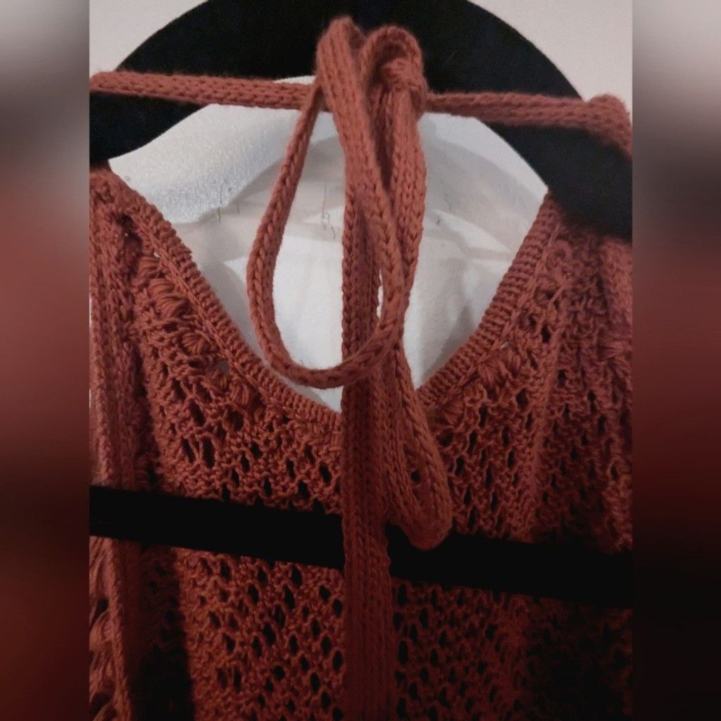 Altuzarra Altuzarra Knit Shirt or Dress in Rust Size L / US 10 / IT 46 - 4 Thumbnail