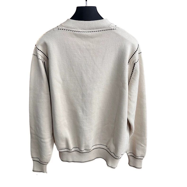 Louis Vuitton Louis Vuitton Tyler Co-Branded 24 New Cream Intarsia Knit Size US L / EU 52-54 / 3 - 2 Thumbnail