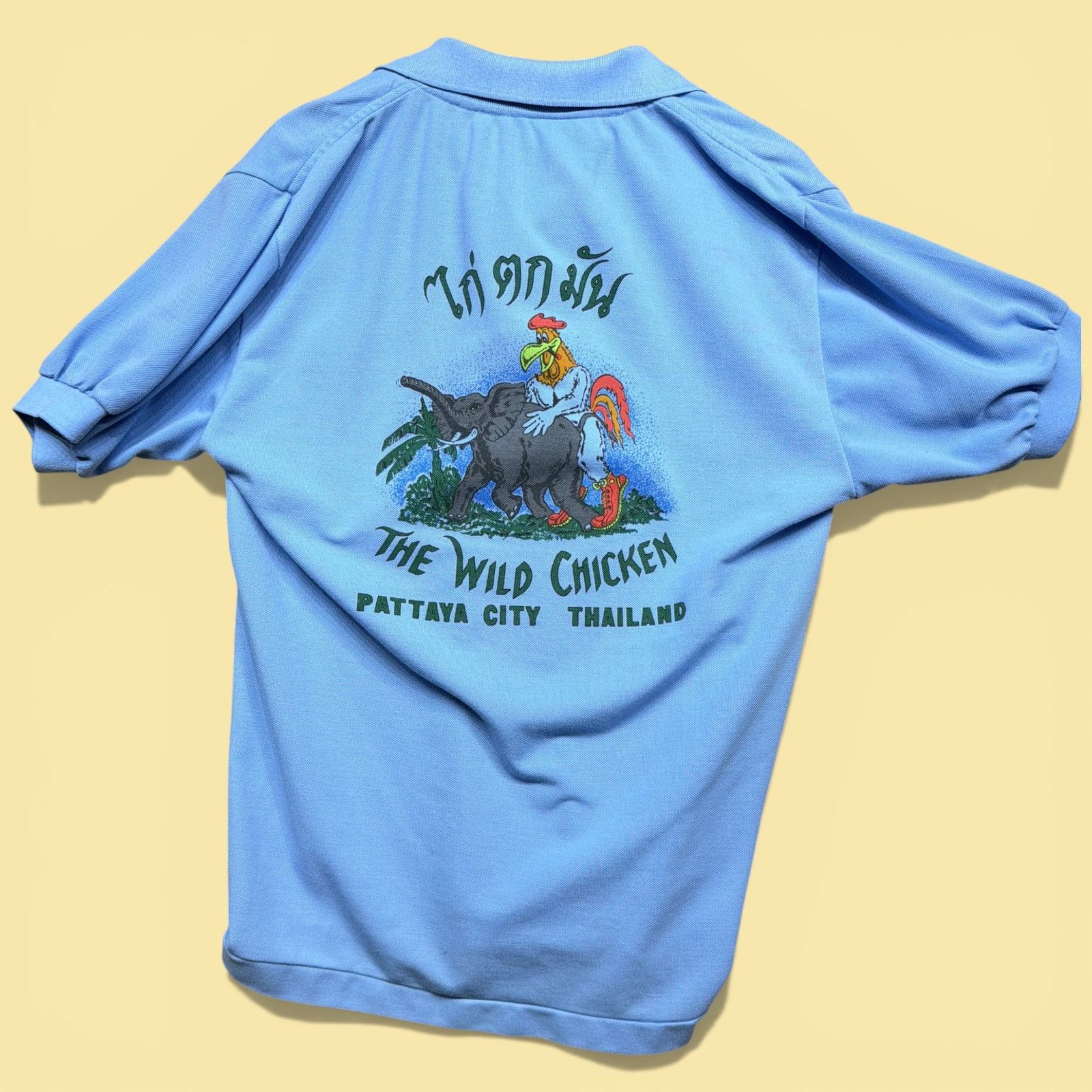 Lacoste Vintage Dirty Wild Chicken 2000s Polo Shirt Size XL Size US XL / EU 56 / 4 - 8 Thumbnail
