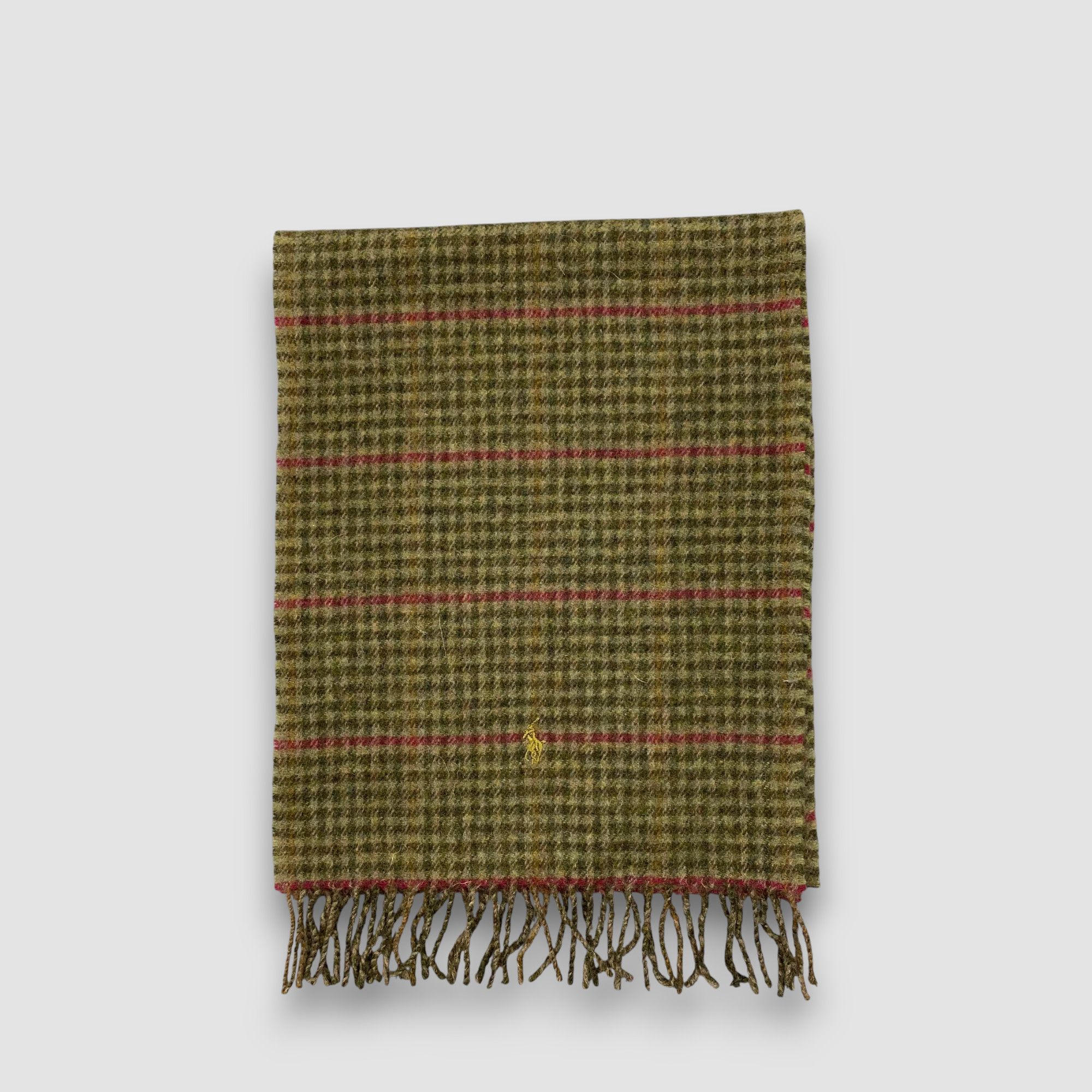 Polo Ralph Lauren Vintage Polo Ralph Lauren Scarf Muffler Wool Scarves Size ONE SIZE - 2 Thumbnail