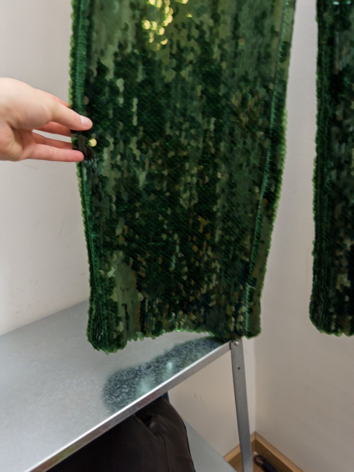 Gucci La Veste x Gucci Vault Green Sequin Pants – Limited Edition Size 26" / US 2 / IT 38 - 4 Thumbnail