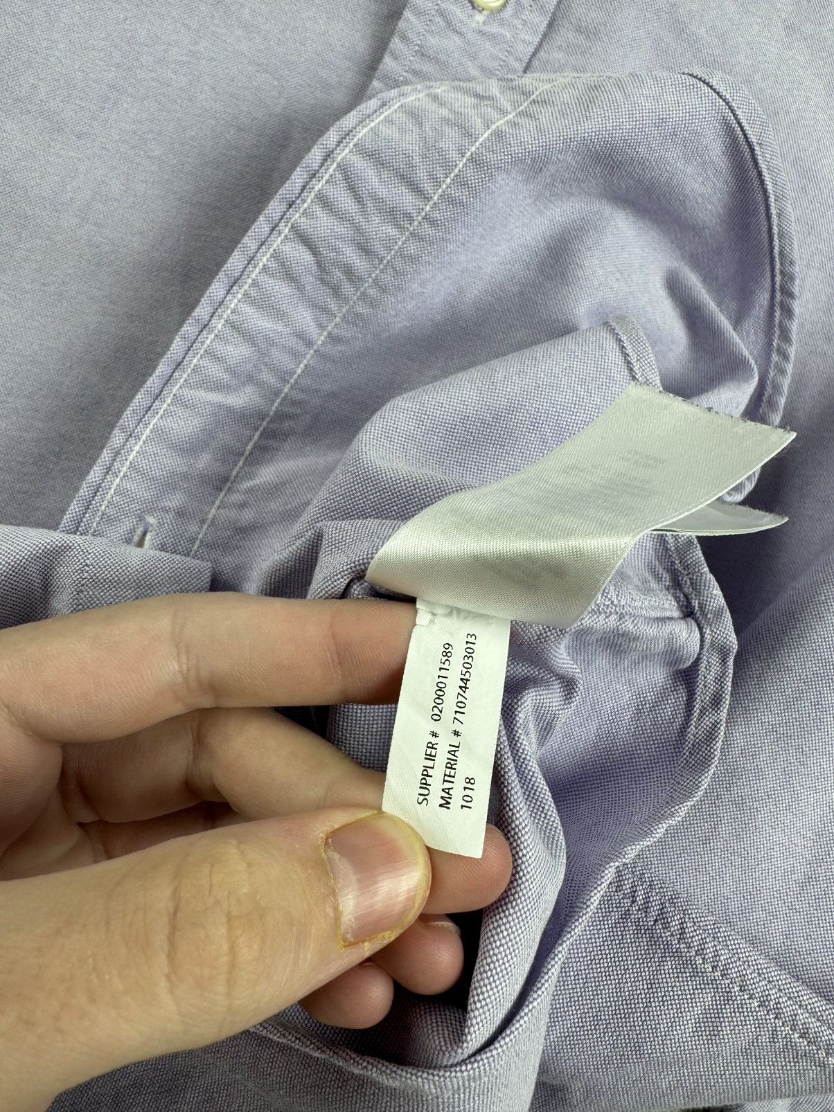 Polo Ralph Lauren Polo Ralph Lauren Basic Blank 90S Longsleeve Button Shirt Size US L / EU 52-54 / 3 - 13 Thumbnail